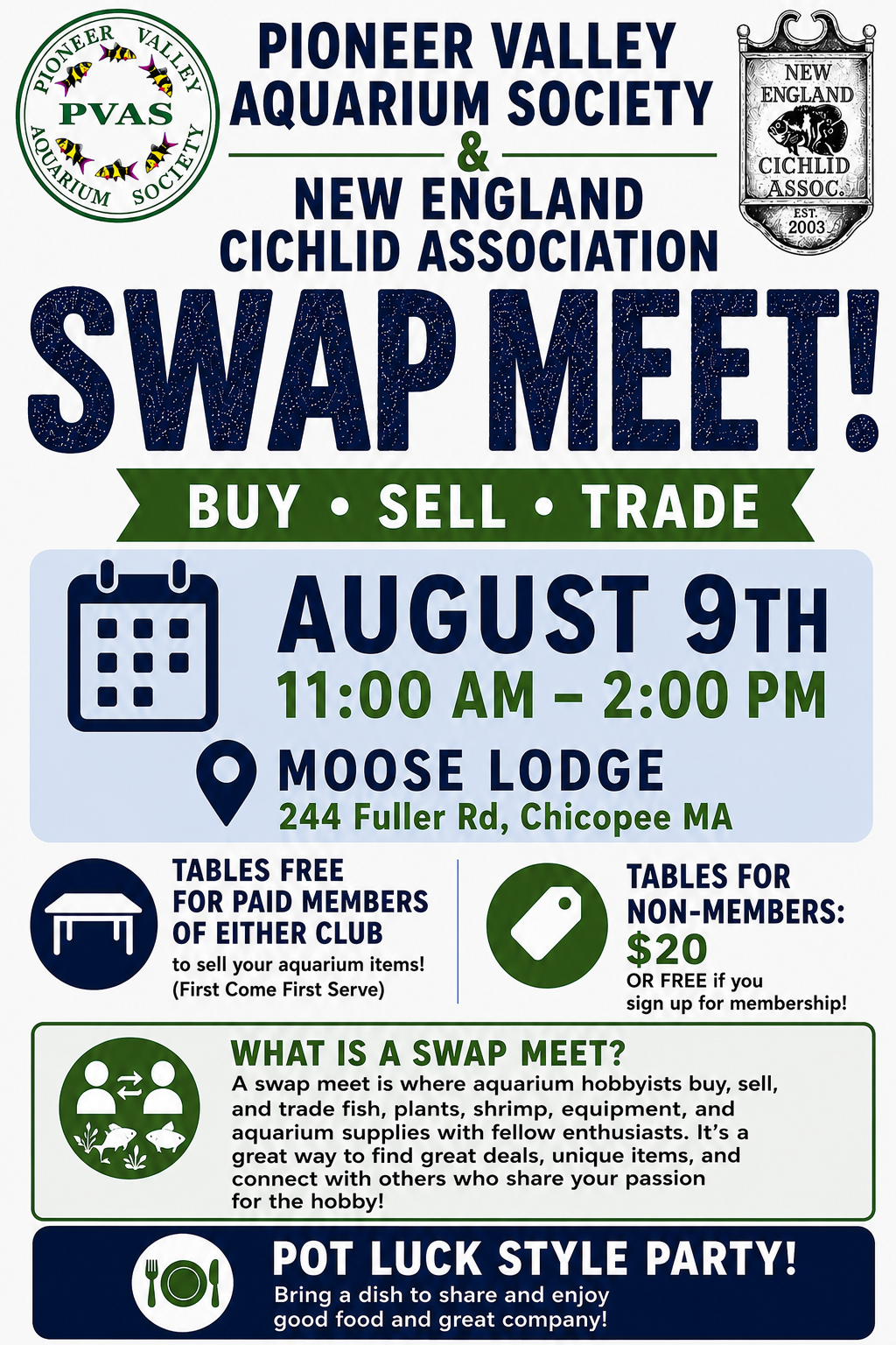 PVAS & NECA SWAP MEET!