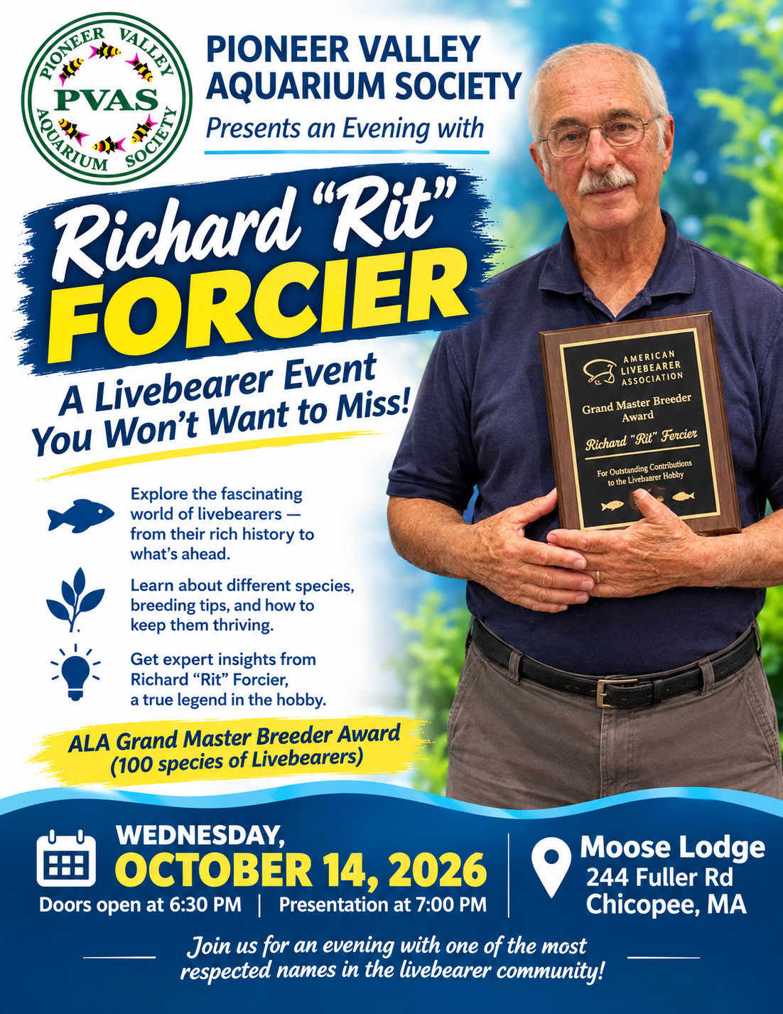 CLUB MEETING - Richard “Rit” Forcier