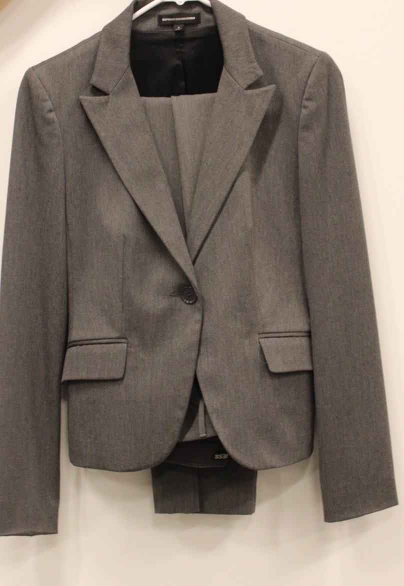 Women's Charcoal Suit (Jacket) Size 2
