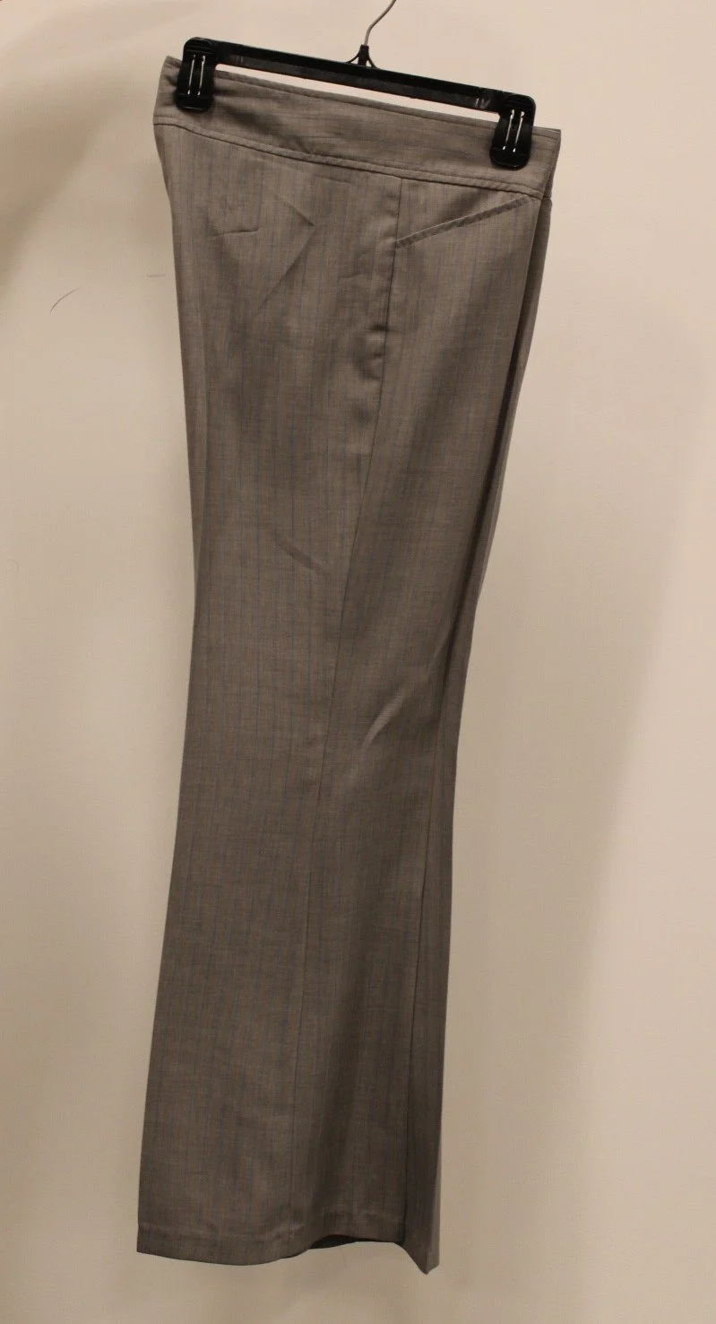 Women's Light Grey w/ Stripes Pants: 6