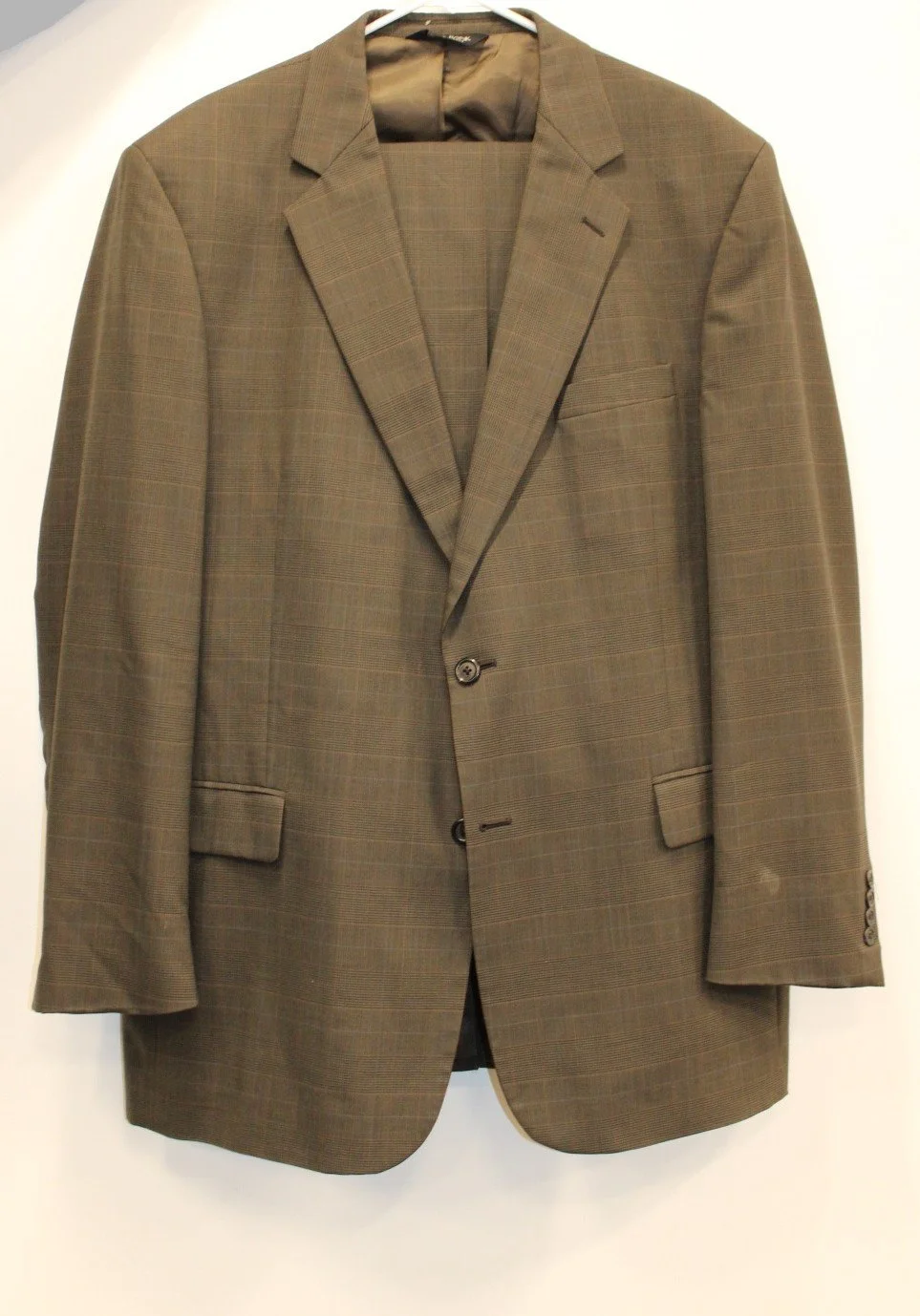 Men's Grey/Green Suit (Jacket) 46L