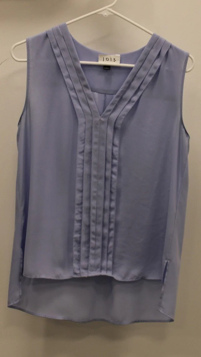 Women's Light Blue Blouse: Small