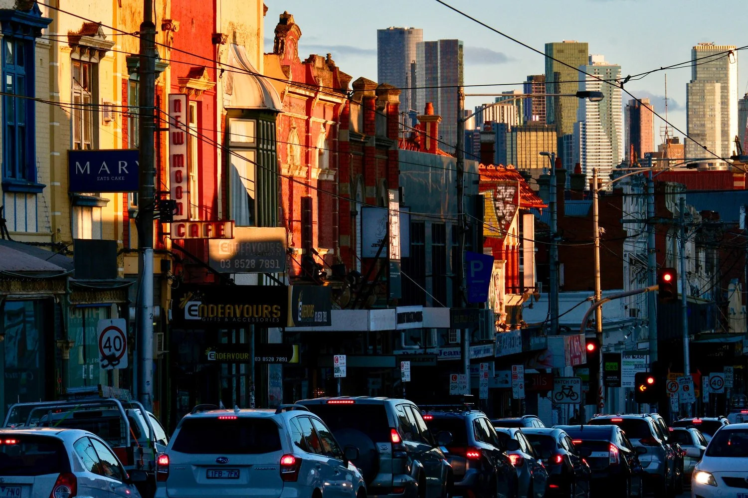 Sydney Road, Brunswick, peak hour