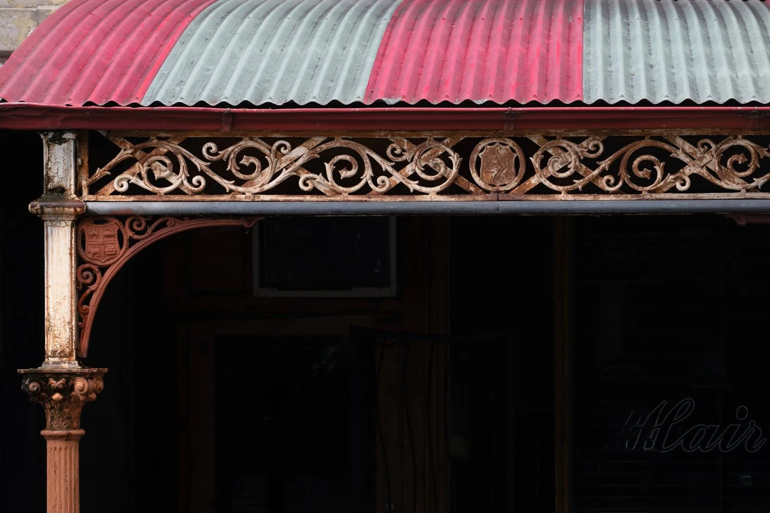 Heritage cast iron artistry, Carlton, Melbourne