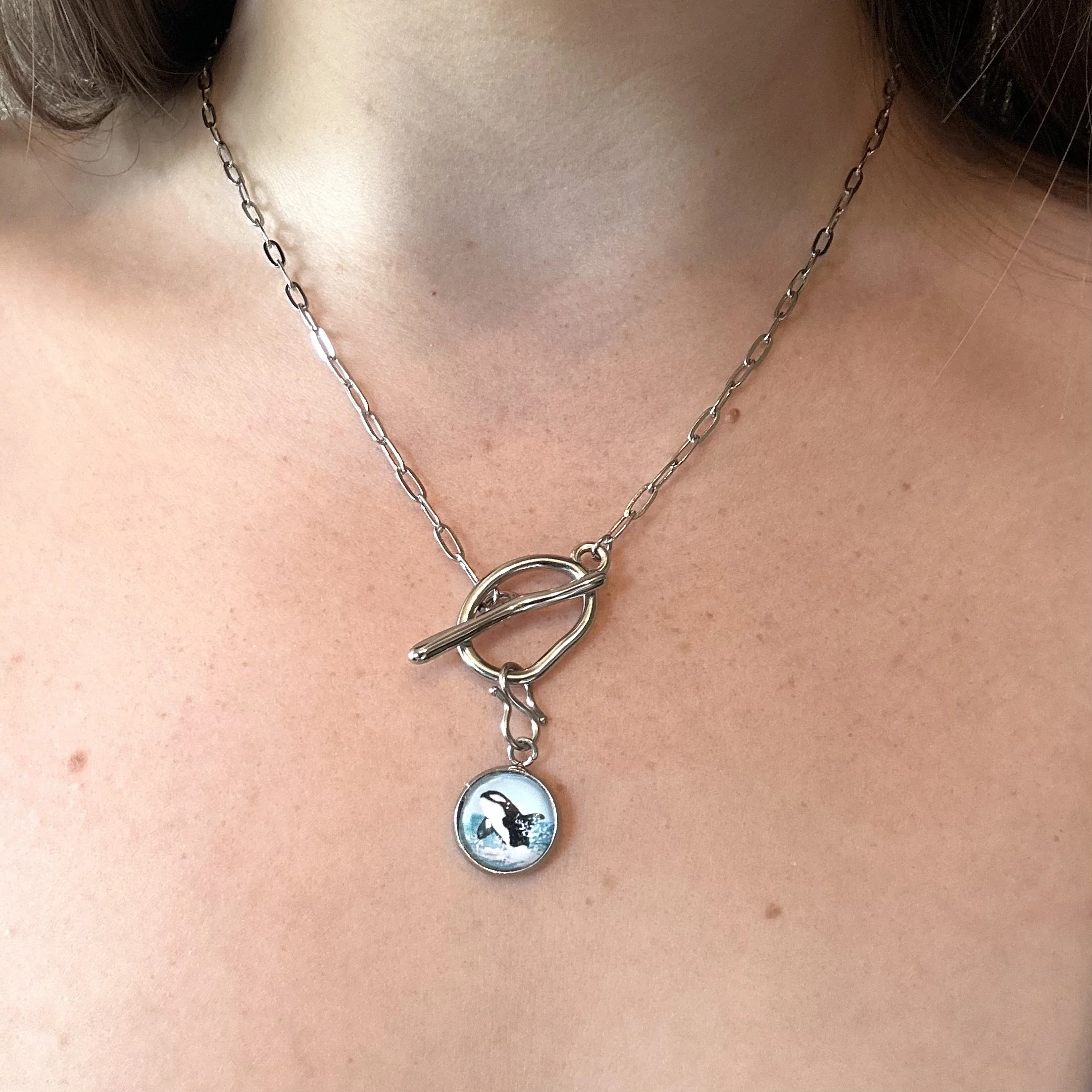 Organic Toggle Clasp Necklace