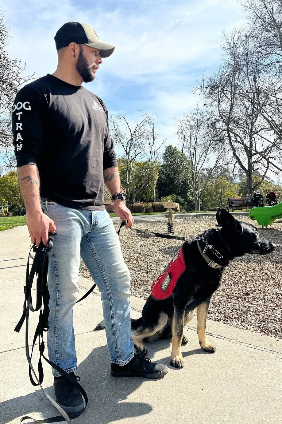 Trainer and Dog