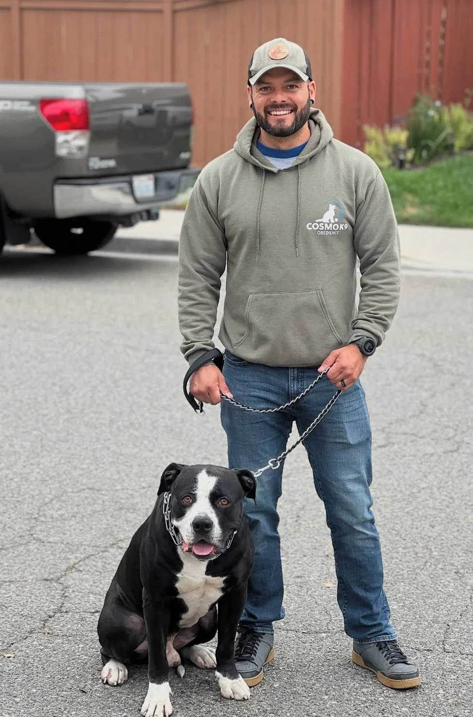 Trainer and Dog