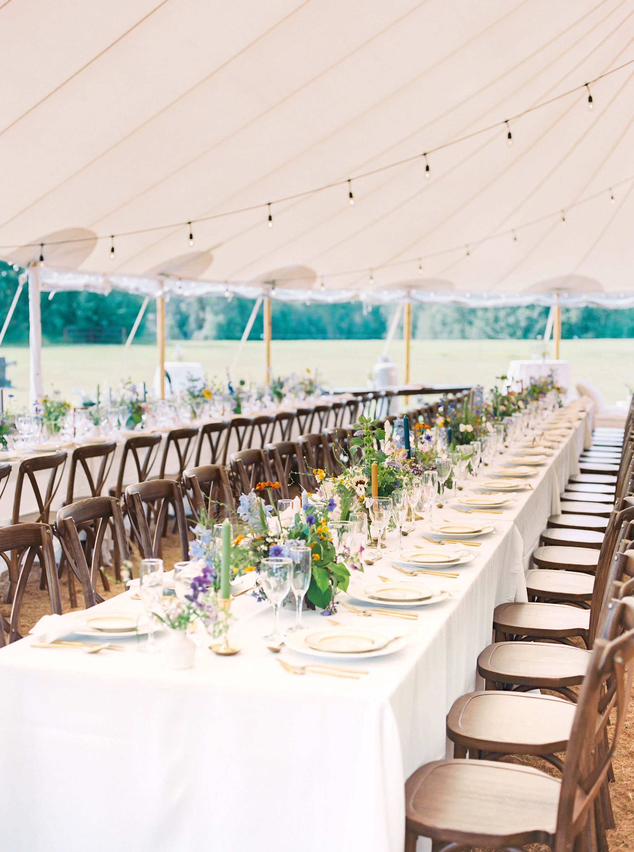 Alaska Outdoor Wedding Decor