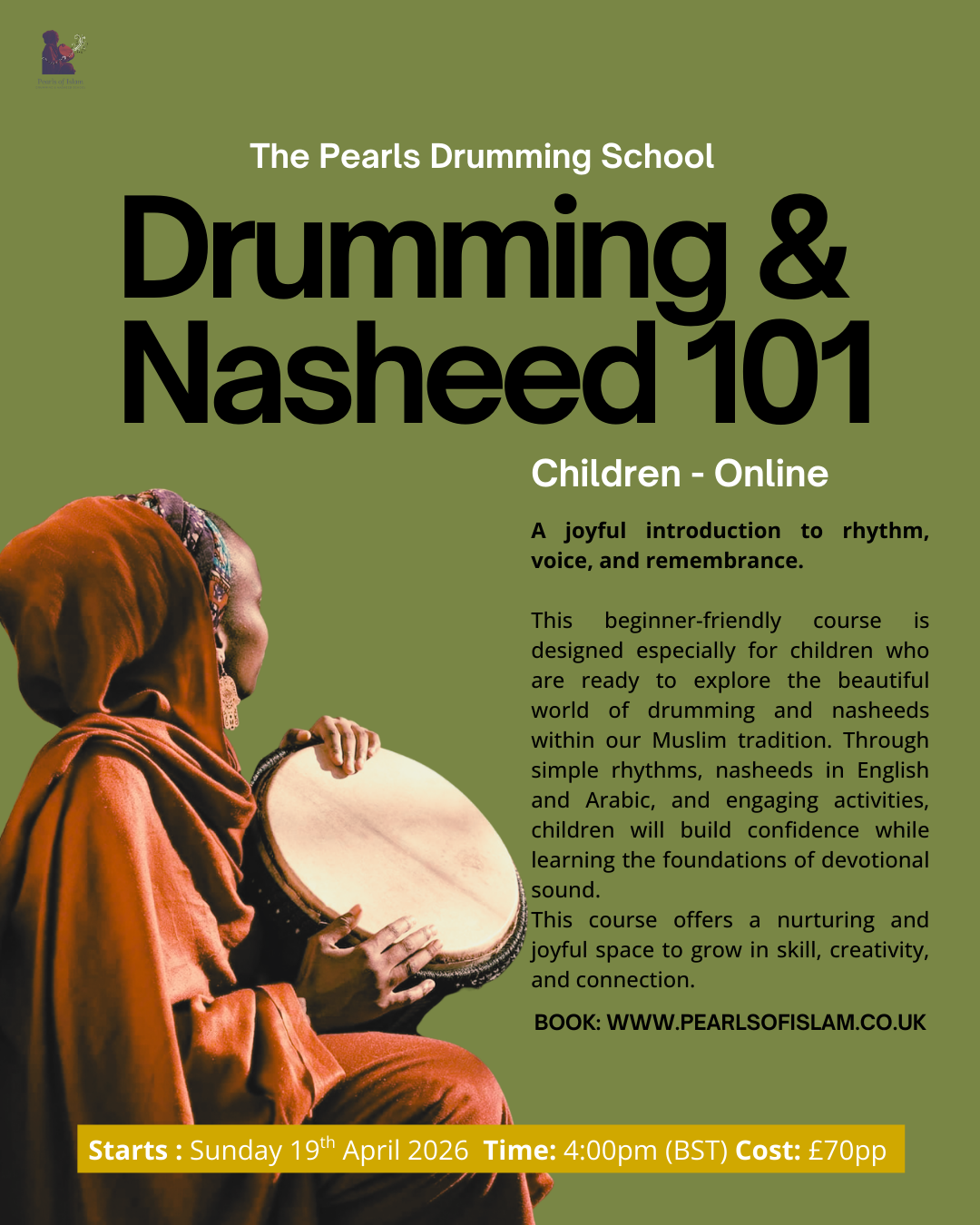 Drumming and Nasheed Essentials 101  CHILD- April