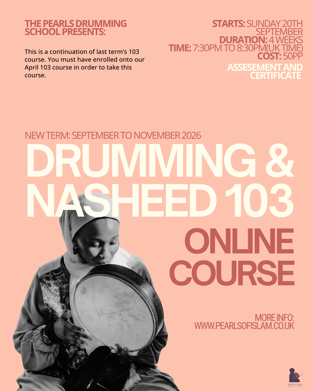 Ladies Drumming and Nasheed Essentials 103 - Online
