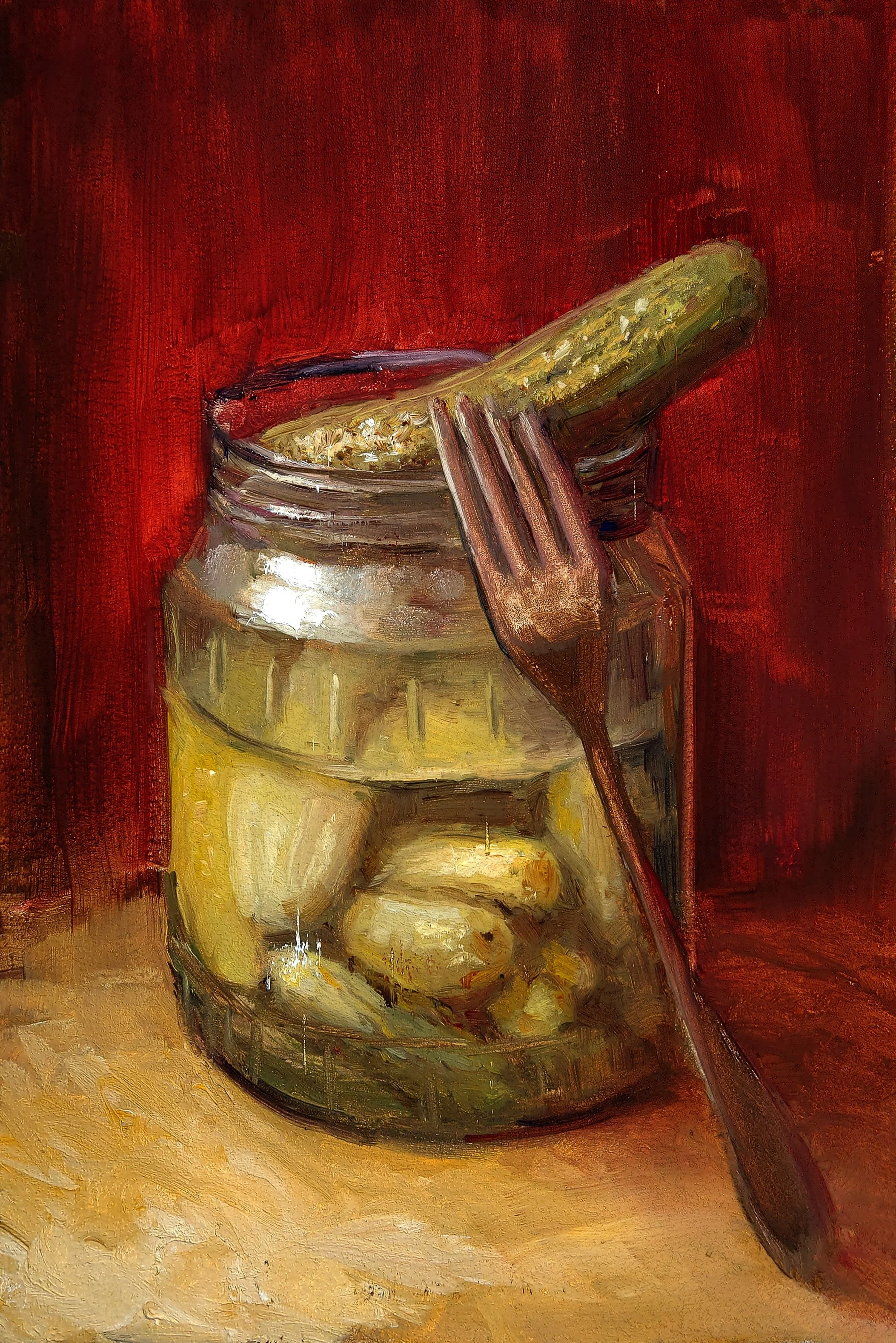 "Pickles" - Original Oil Painting