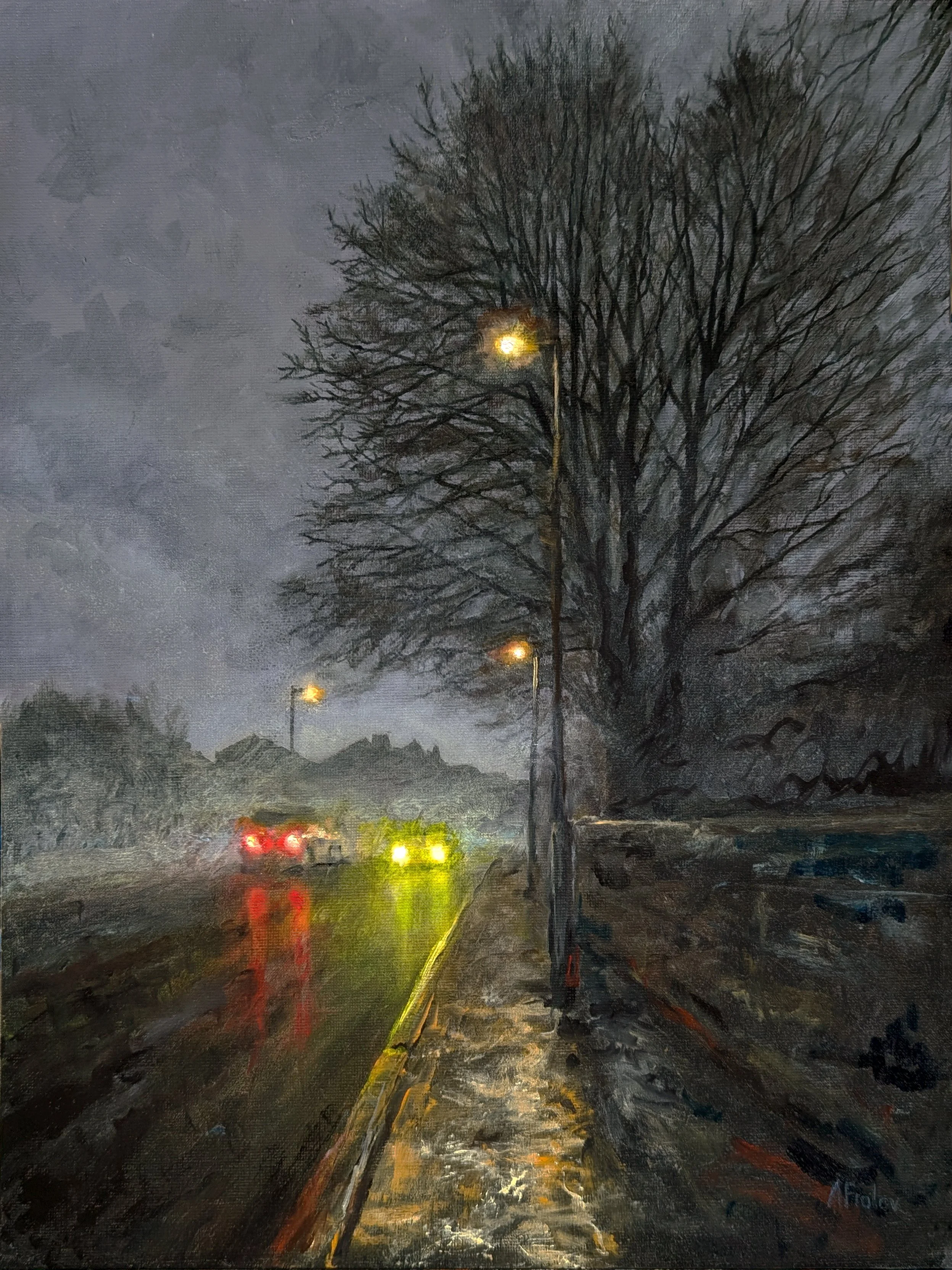 "Night Mist" - Original Oil Painting