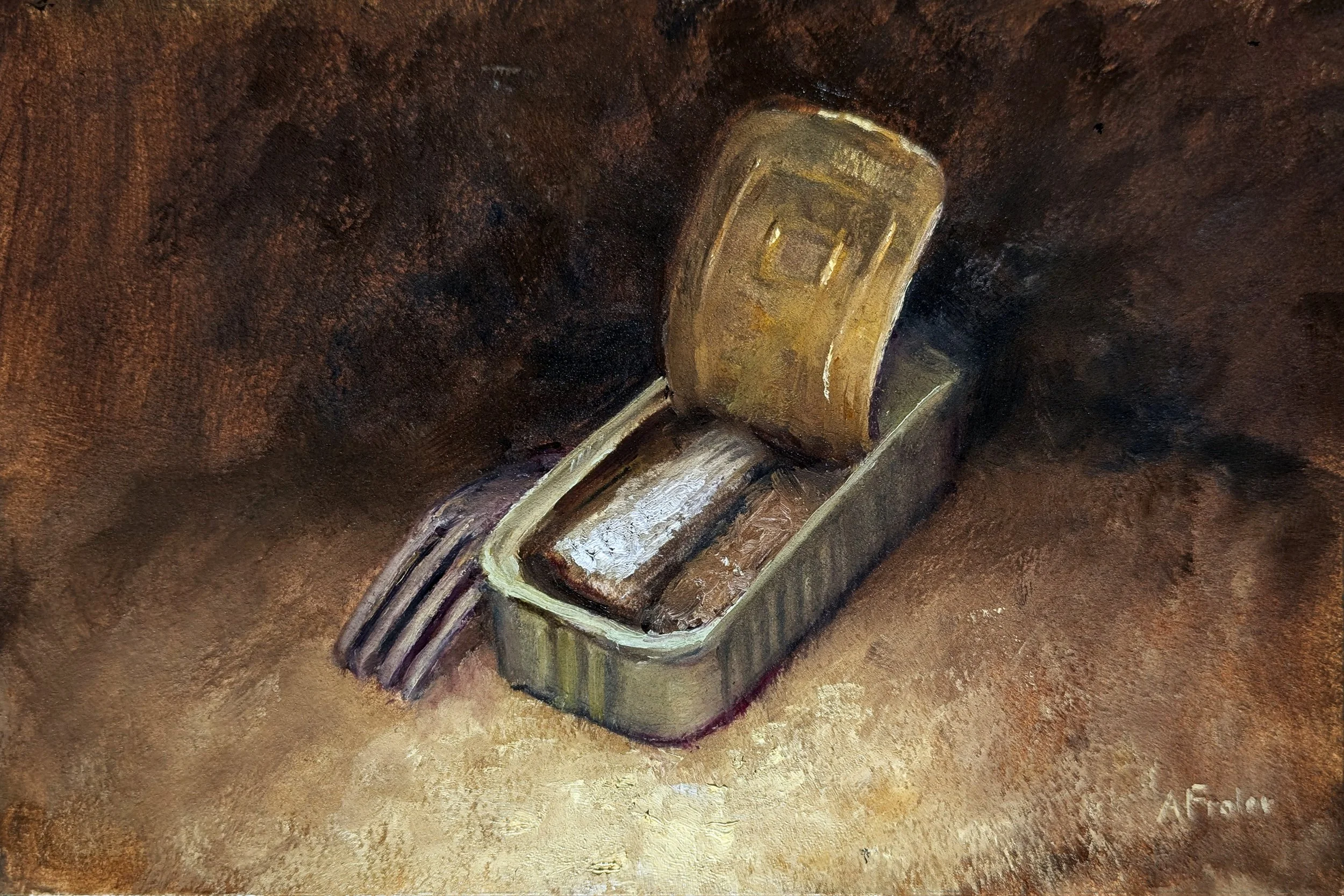 "Sardines" - Original Oil Painting