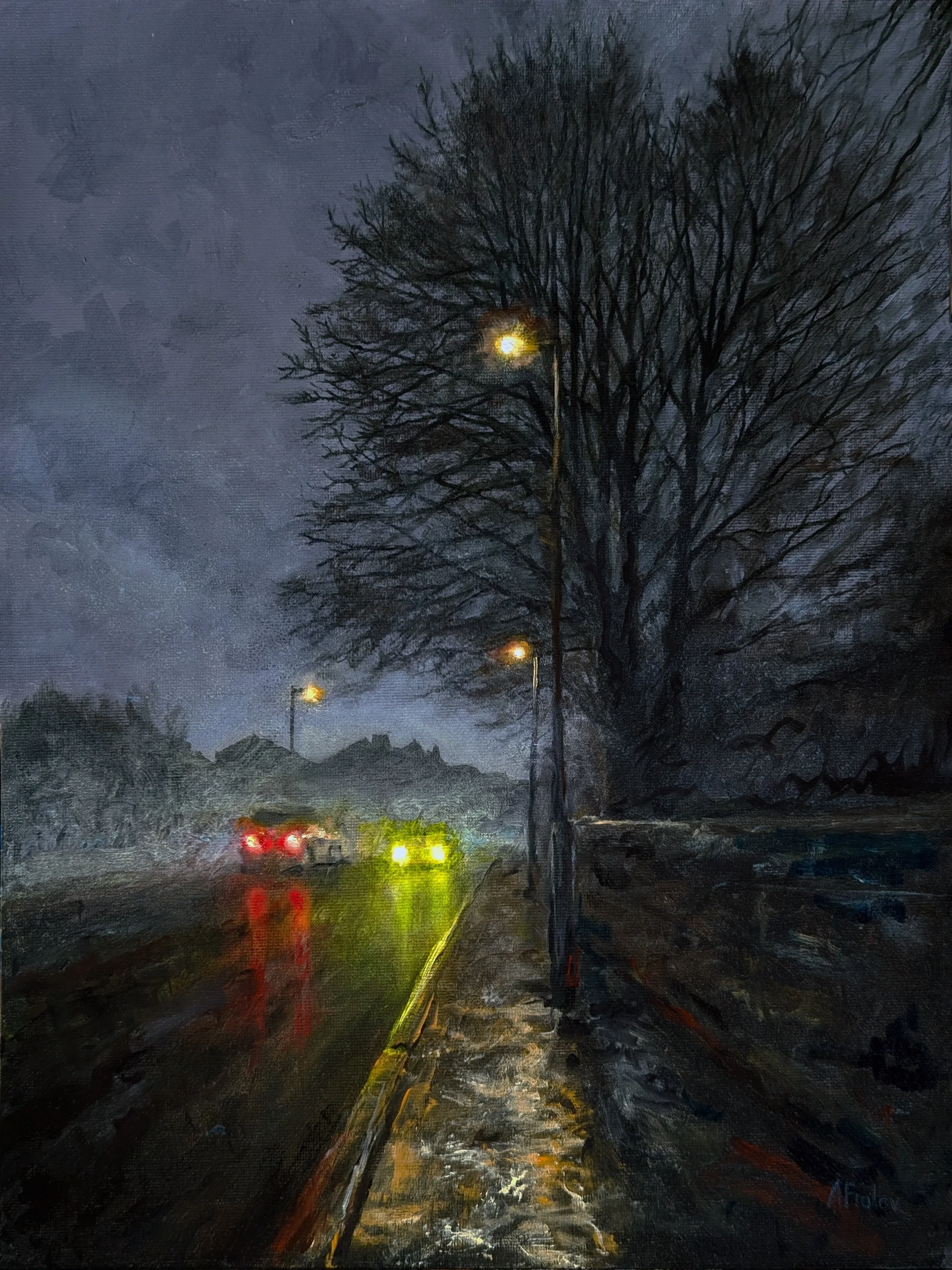 "Night Mist" - Original Oil Painting