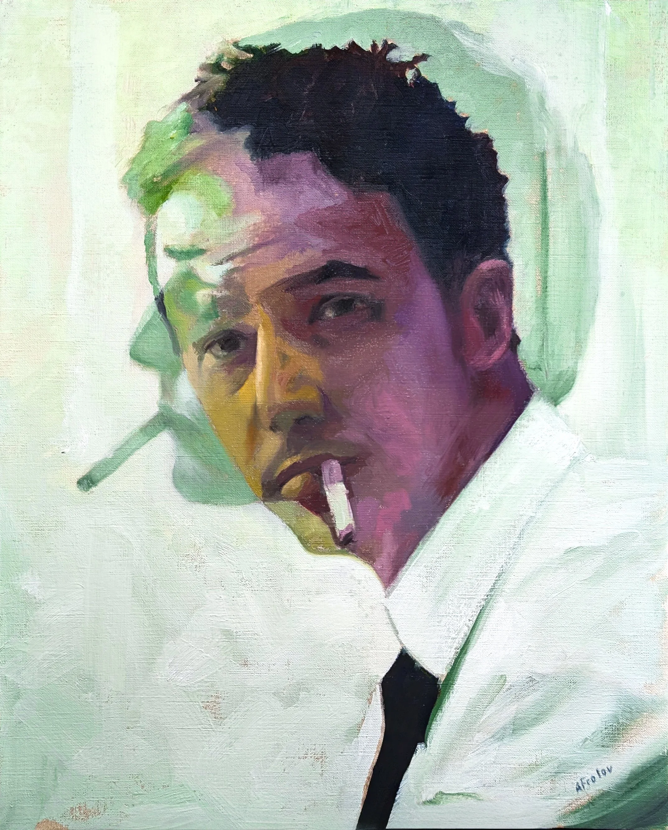 "Copy Of A Copy" - Original Oil Painting