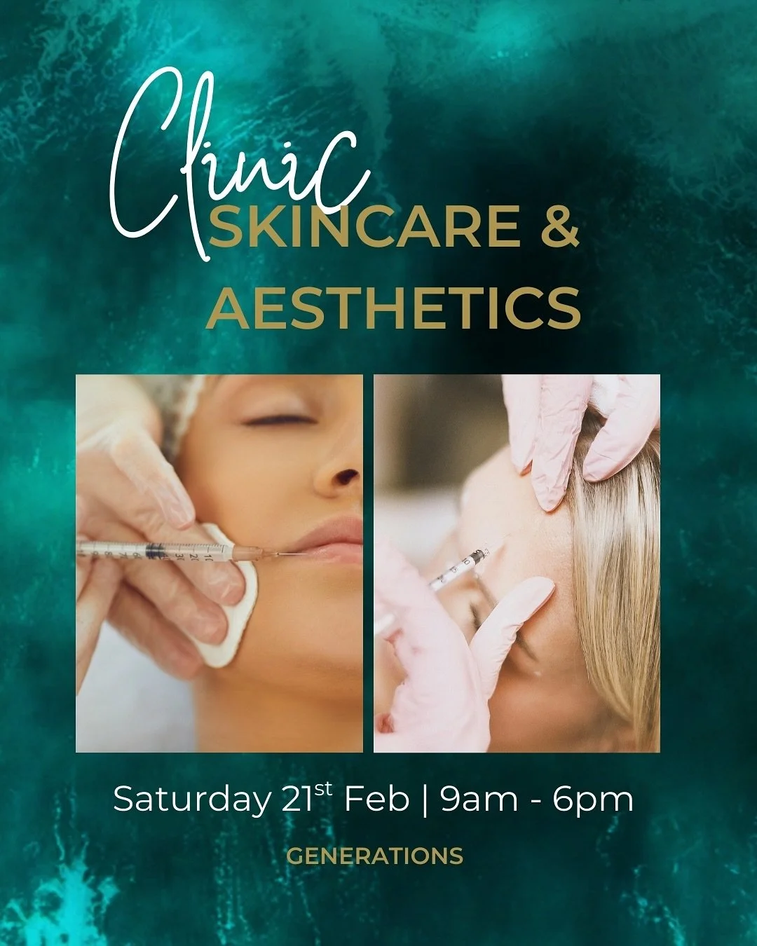 Our first Aesthetics &amp; Skincare Clinic of 2026 ⭐

With February approaching and the days getting a little lighter, is anyone else starting to get excited for spring? This clinic is a chance to plan a little treat ahead of the new season, whether 