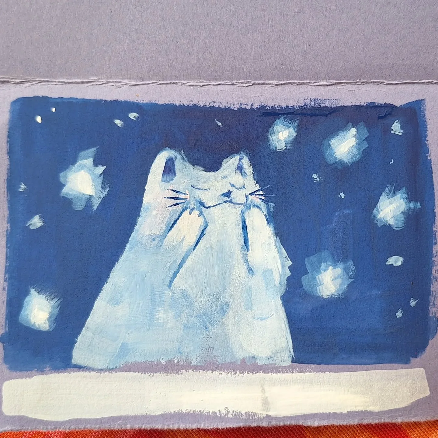Something for someone #gouache #cute #cat