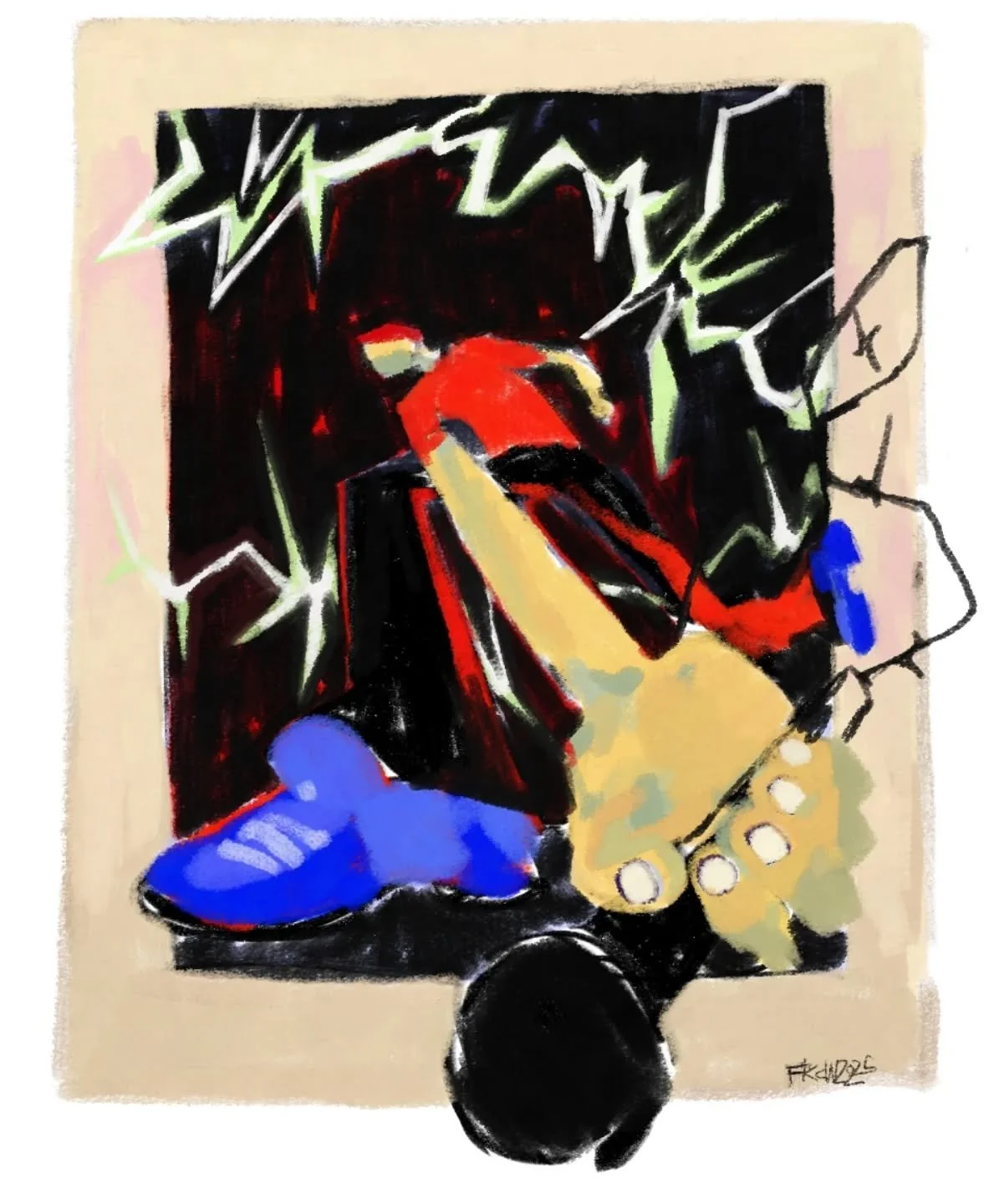 Doodle about how I have a lot of concerts coming up that I'm excited to go to

#doodle #digitalart