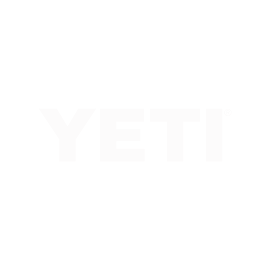 YETI logo in white text on a black background.
