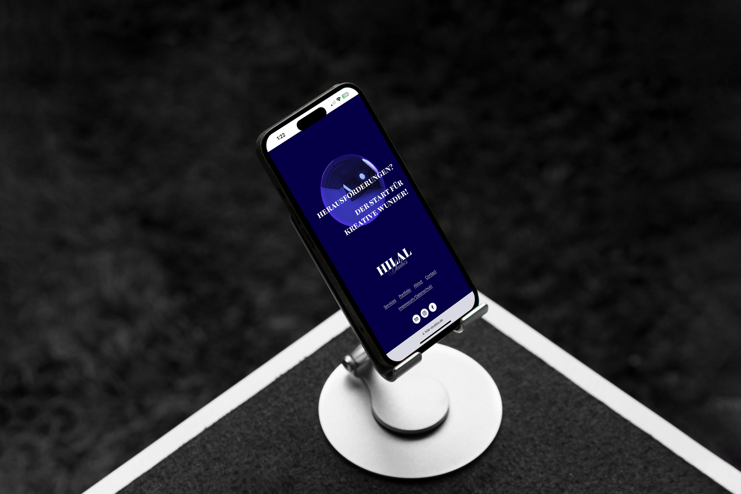 Free iPhone 14 Pro in Dock Mockup.png