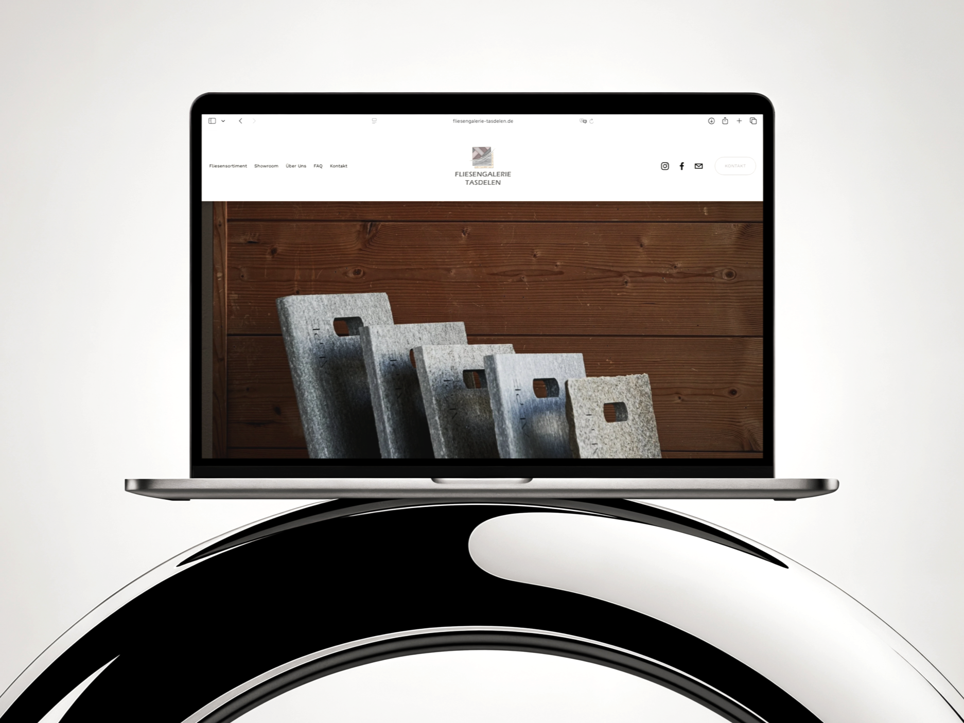 Webdesign für die "Fliesengalerie Tasdelen" in Schliersee. Webdesign im Landkreis Miesbach - Hilal Studios.