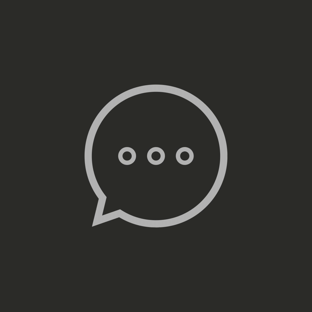 Speech bubble turning into a coffee cup.