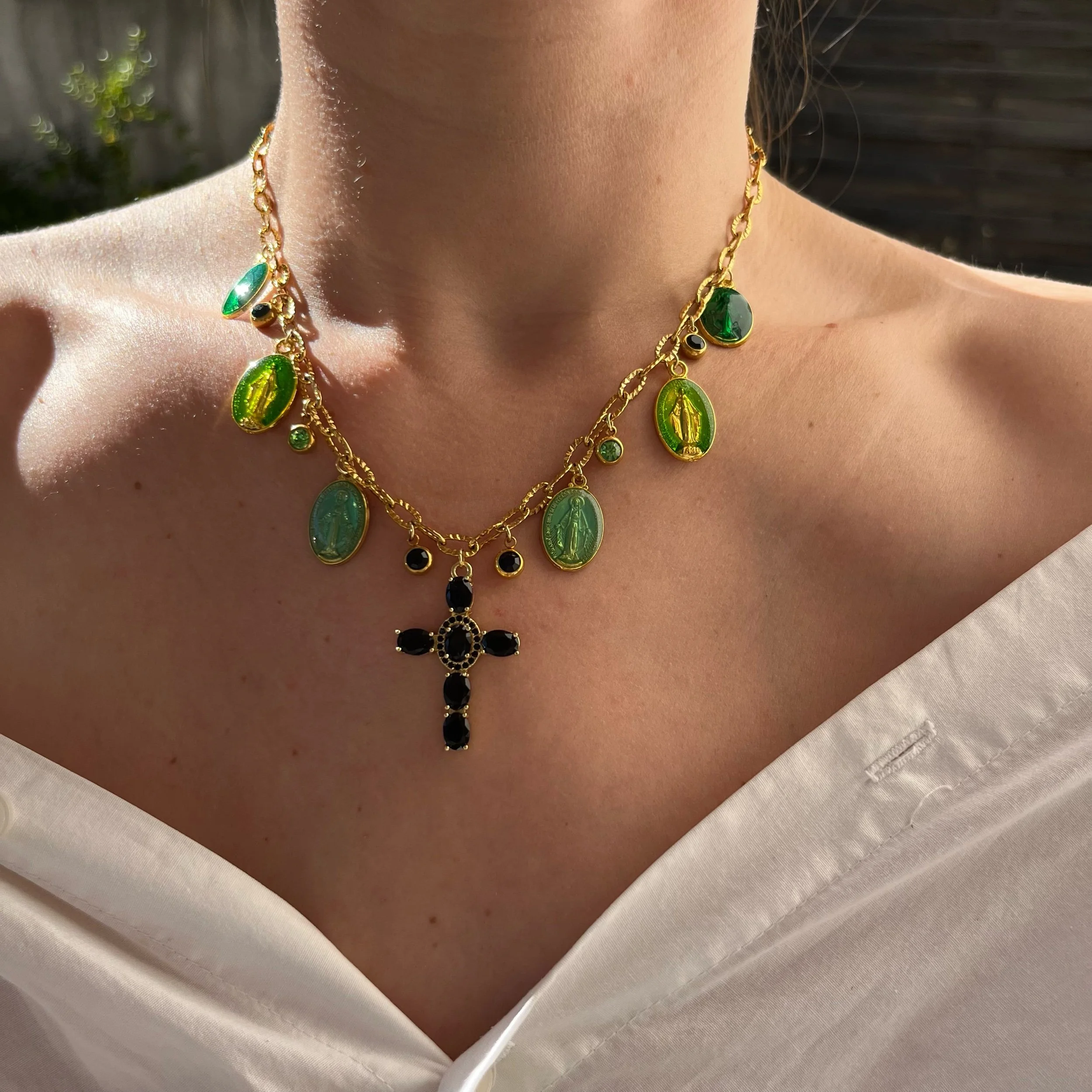 Collier Oslo (croix noire)