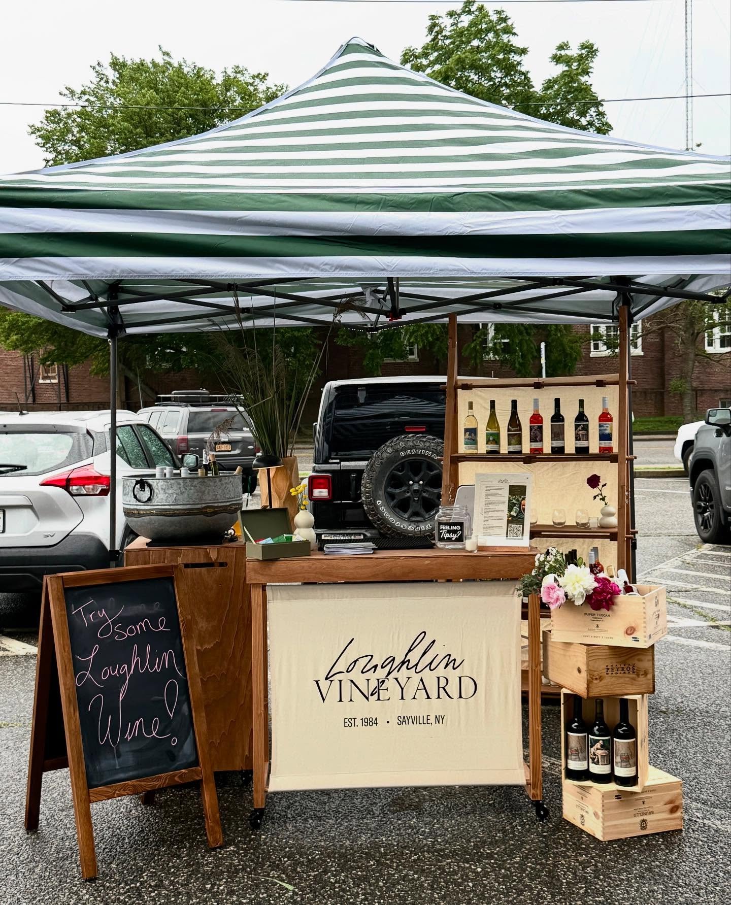 Come visit us at the @patchoguefarmersmarket today, June 22nd, from 9-1PM 🌸🍷