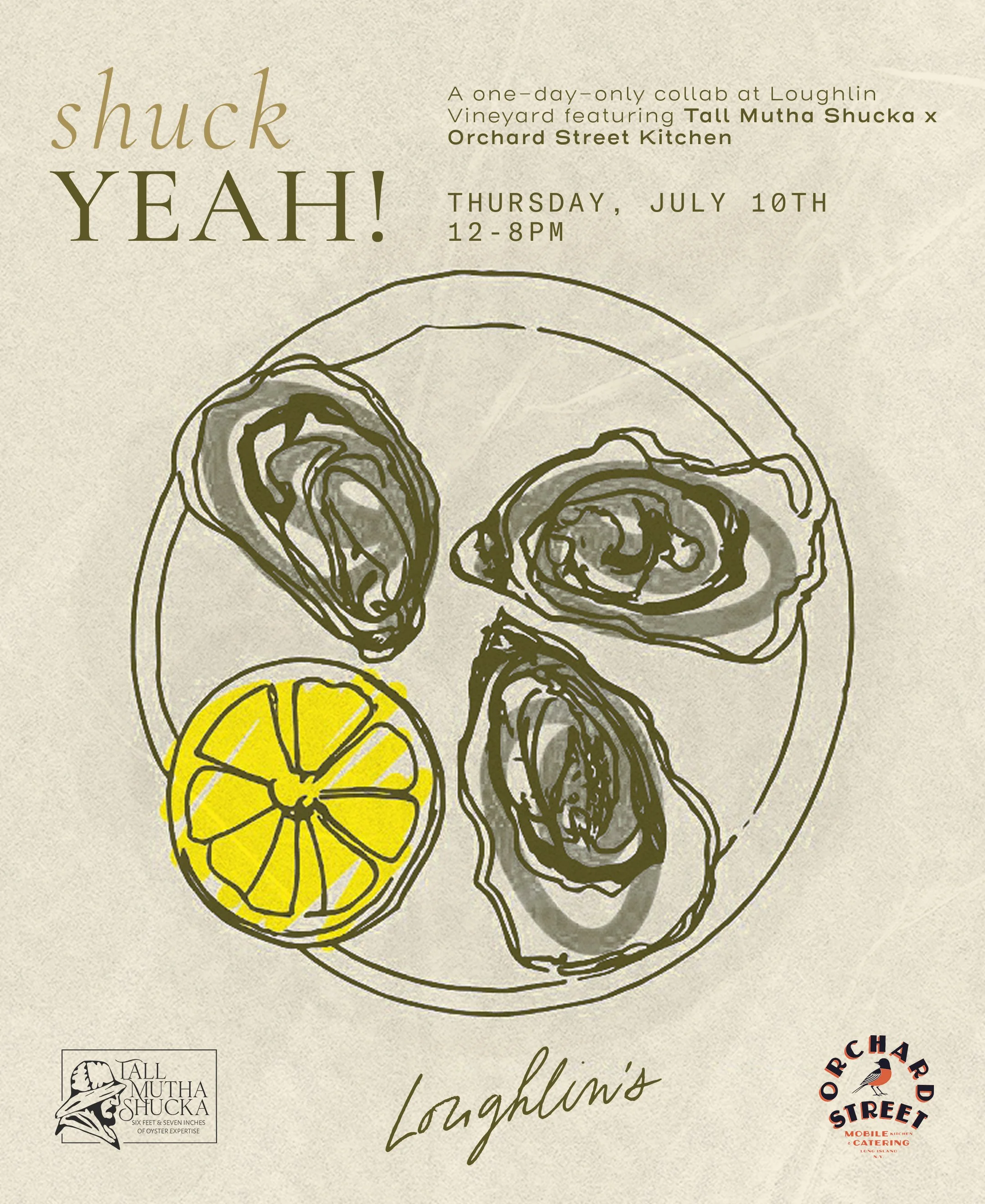Shuck Yeah! A Tall Mutha Shucka x Orchard Street Kitchen Collab