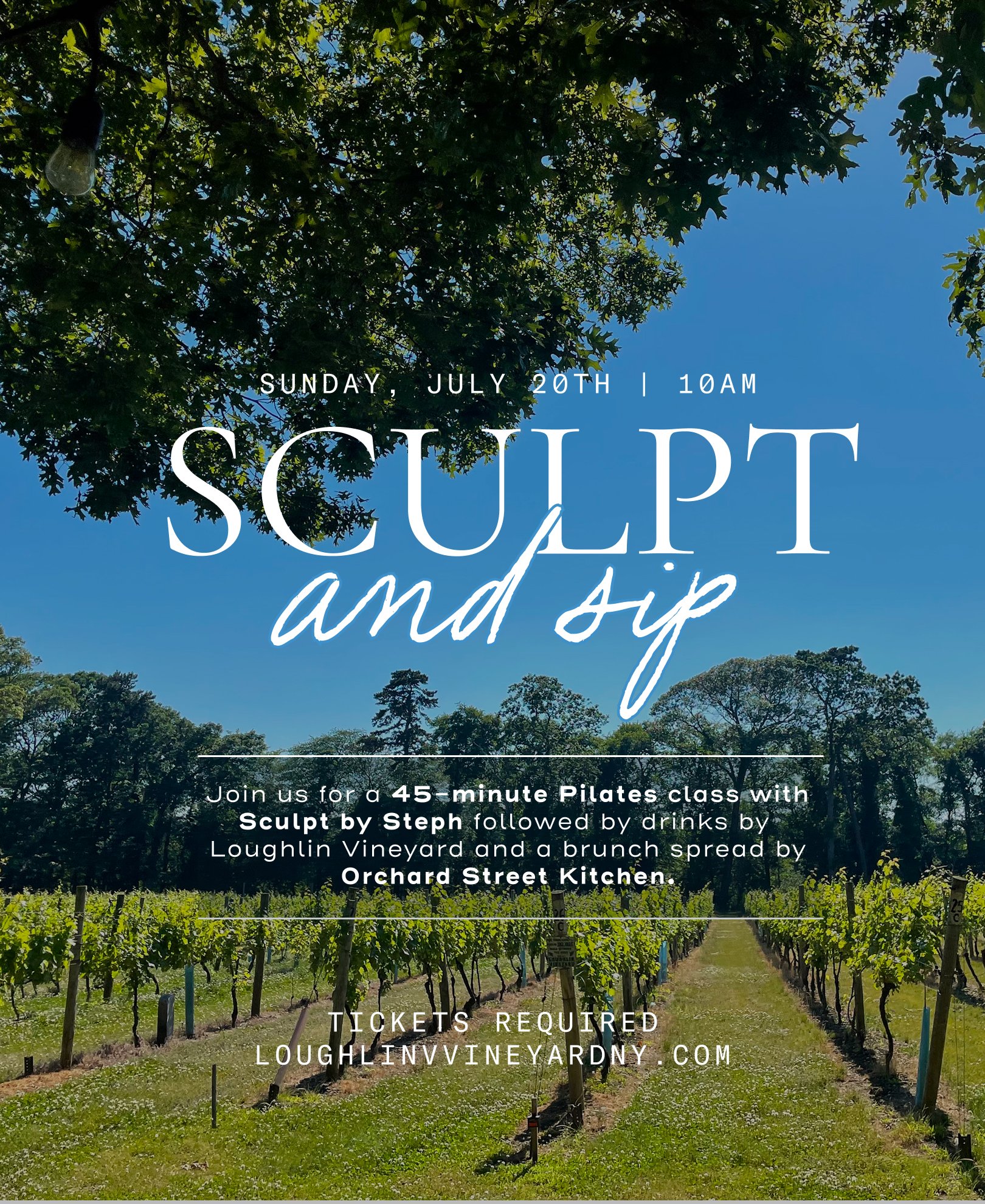 Sculpt & Sip at Loughlin Vineyard