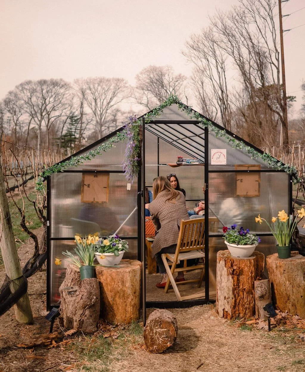 Our Winter Cabins have transitioned into Spring.🌸

For one month only, this is your last chance to experience them before they become fully functioning greenhouses. A quiet foreshadowing of what&rsquo;s to come.

Each cabin is inspired by what will 