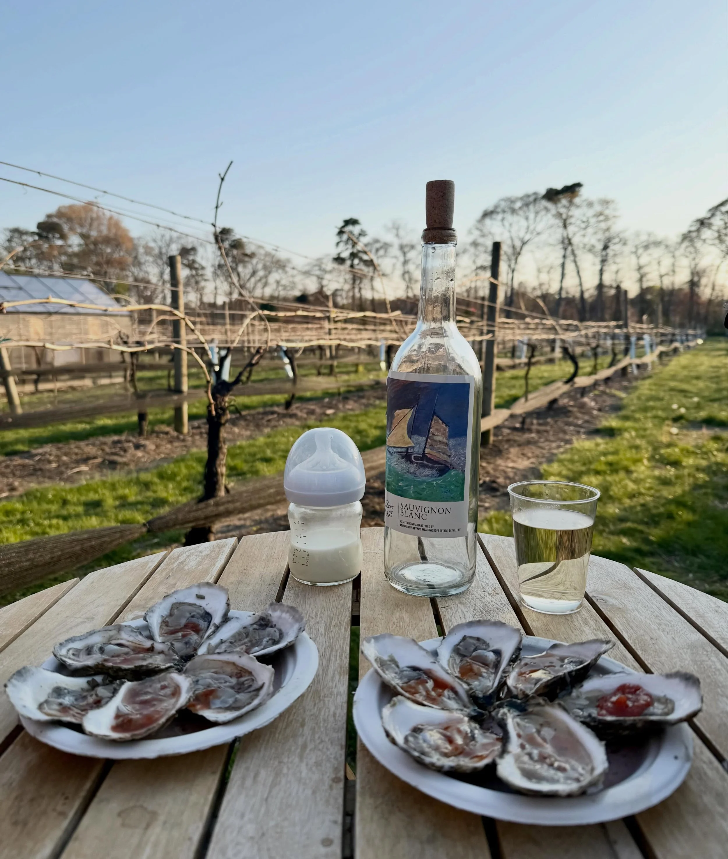 Join us tomorrow for your Mother&rsquo;s Day celebration! We have a few last minute reservations available. Book now at www.exploretock.com/loughlinvineyardny

Live music by @taniawilkmusic, food by @orchardstreeteats, oysters by @tallmuthashucka, an