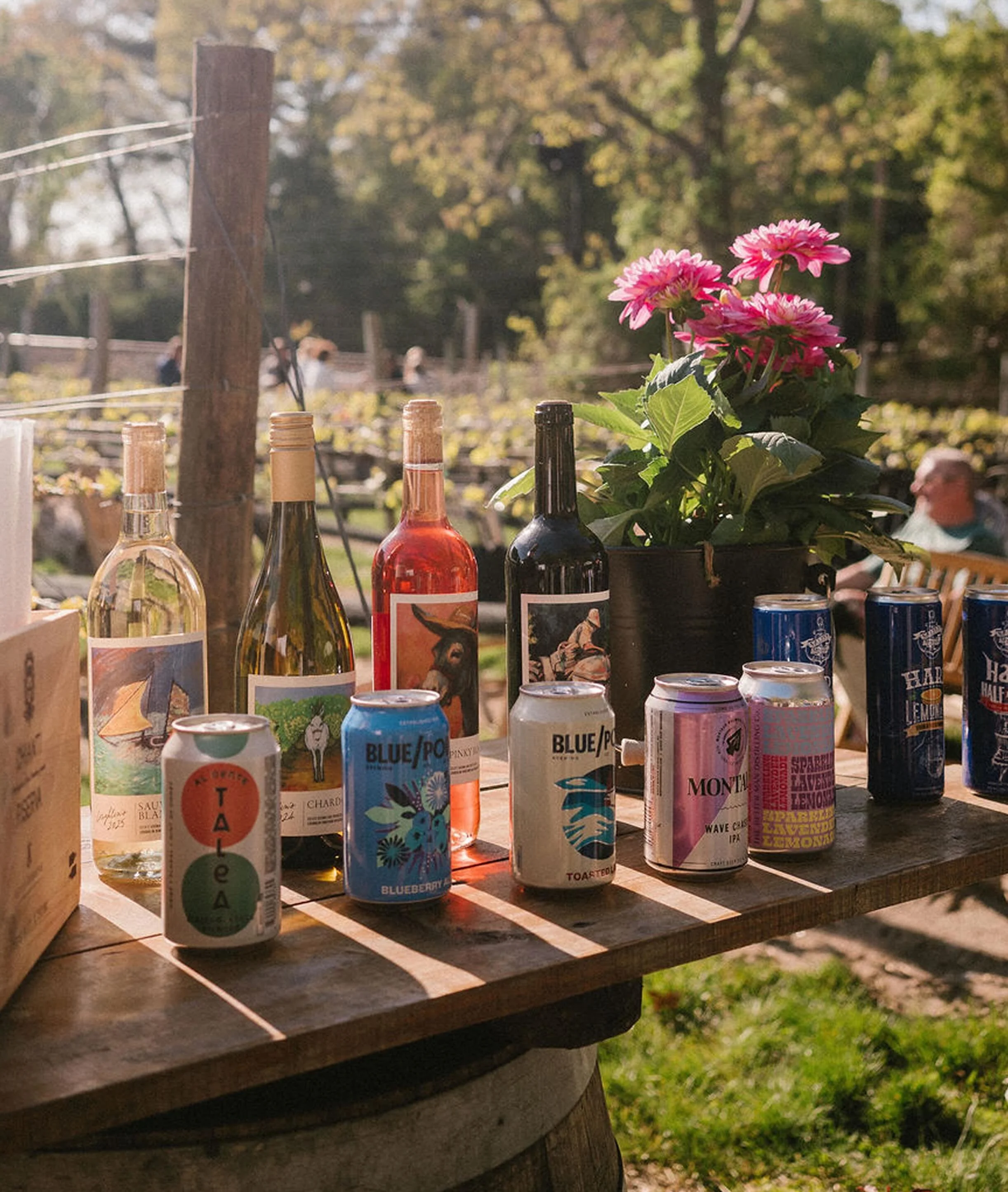 This weekend, slow down and stay awhile at Loughlin Vineyard. Join us for live music, fresh lobster rolls, coastal seafood favorites, wine tastings and long afternoons spent among the vines.

Alongside our estate wines, we&rsquo;re proud to pour loca