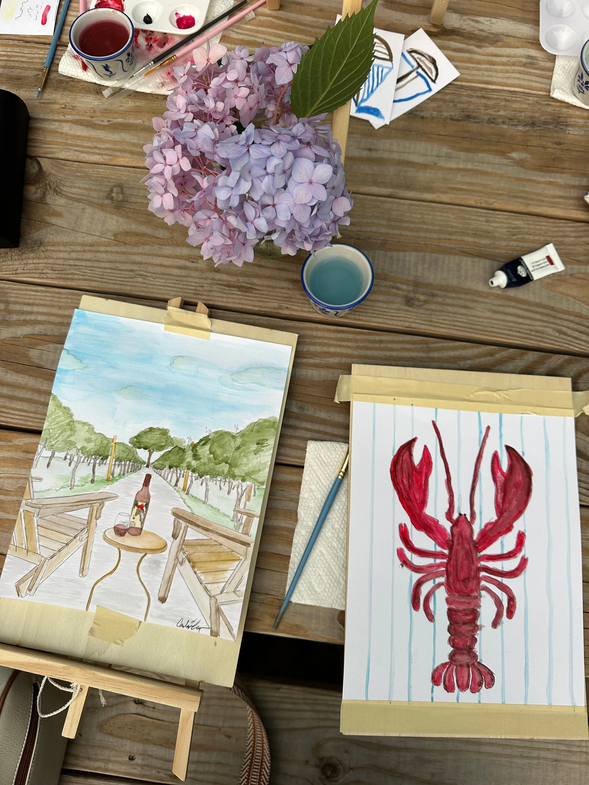 Paint and Sip with Palmette 