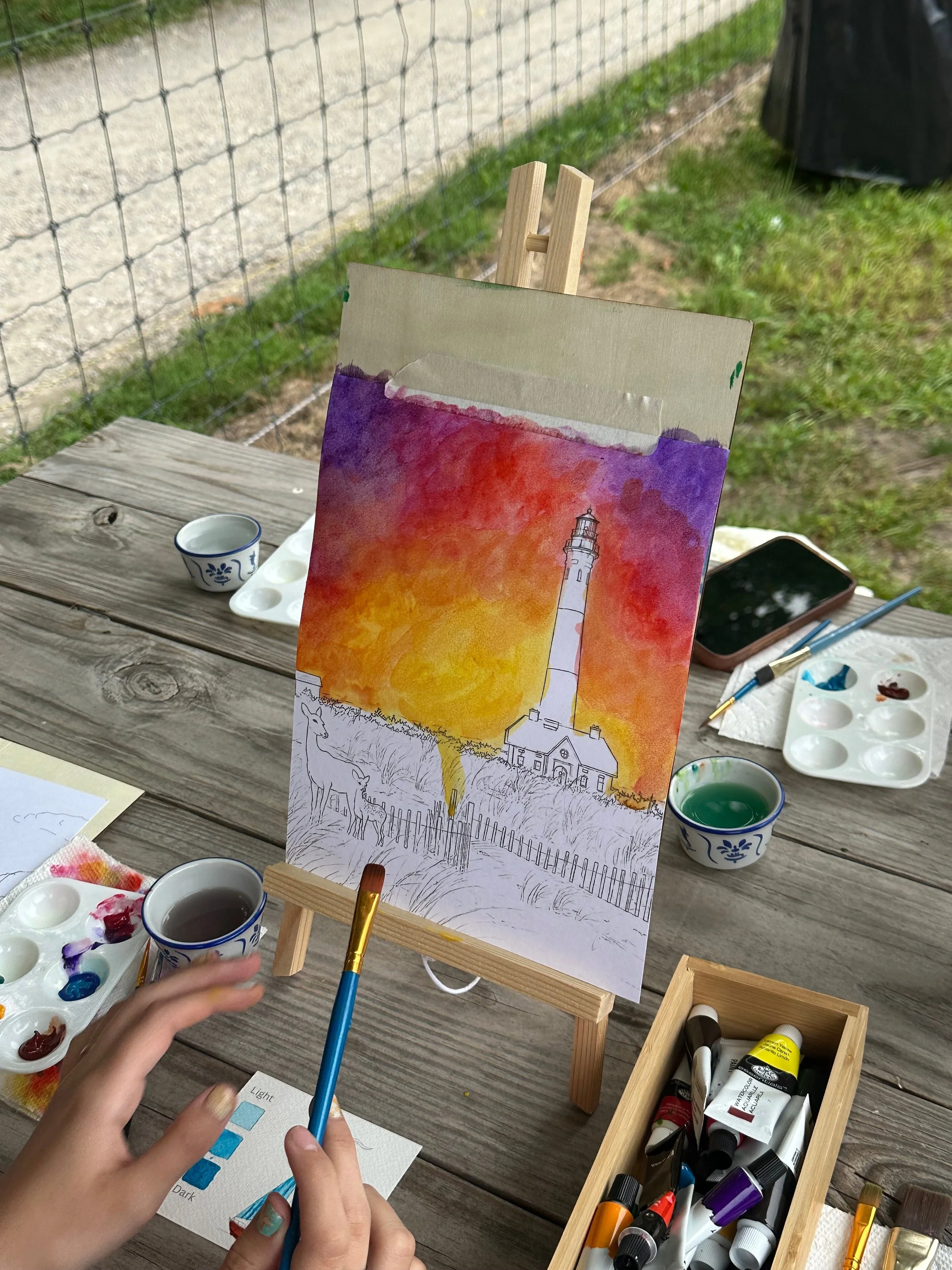 Paint and Sip with Palmette