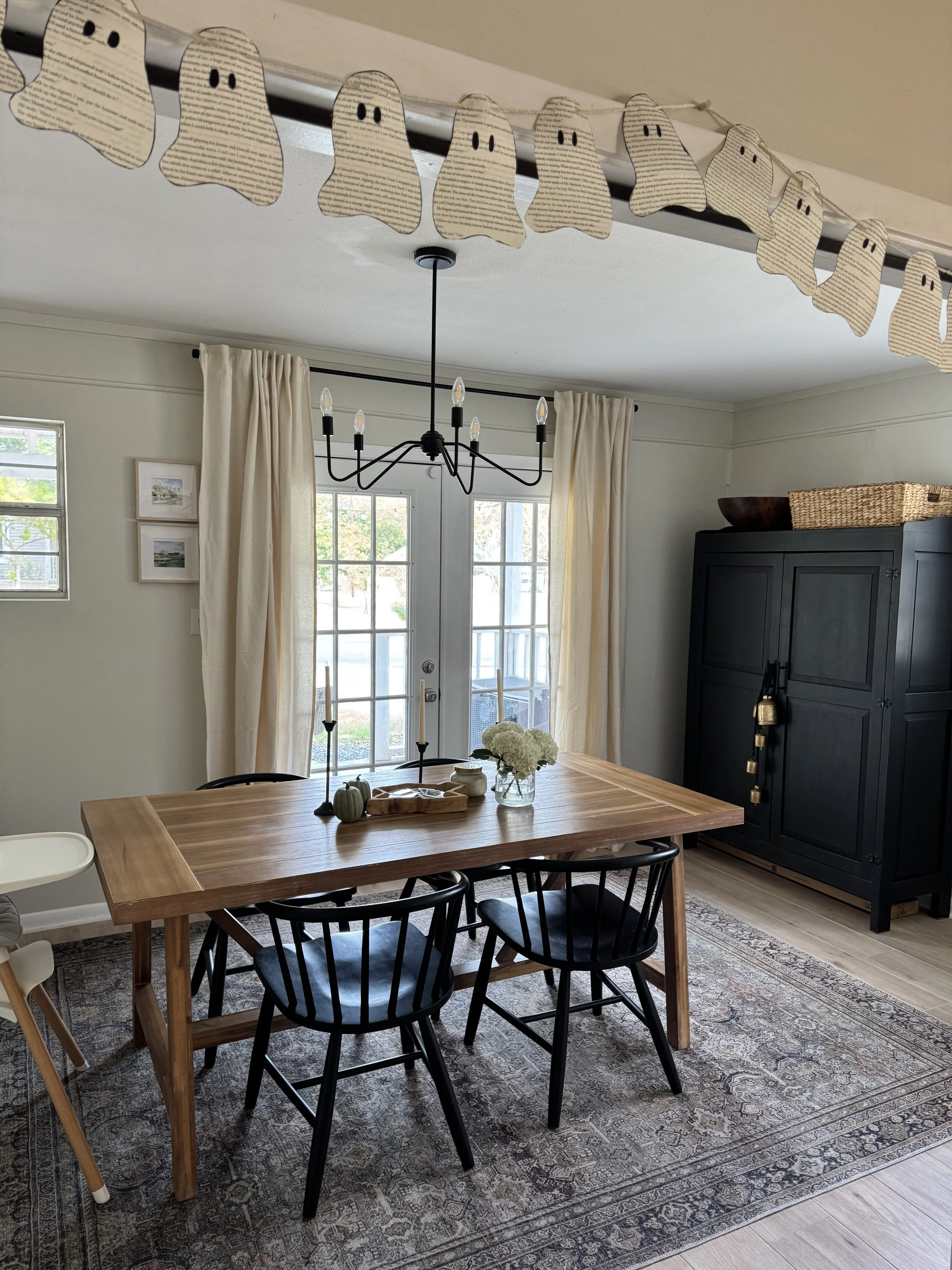 DIY Ghost Garland