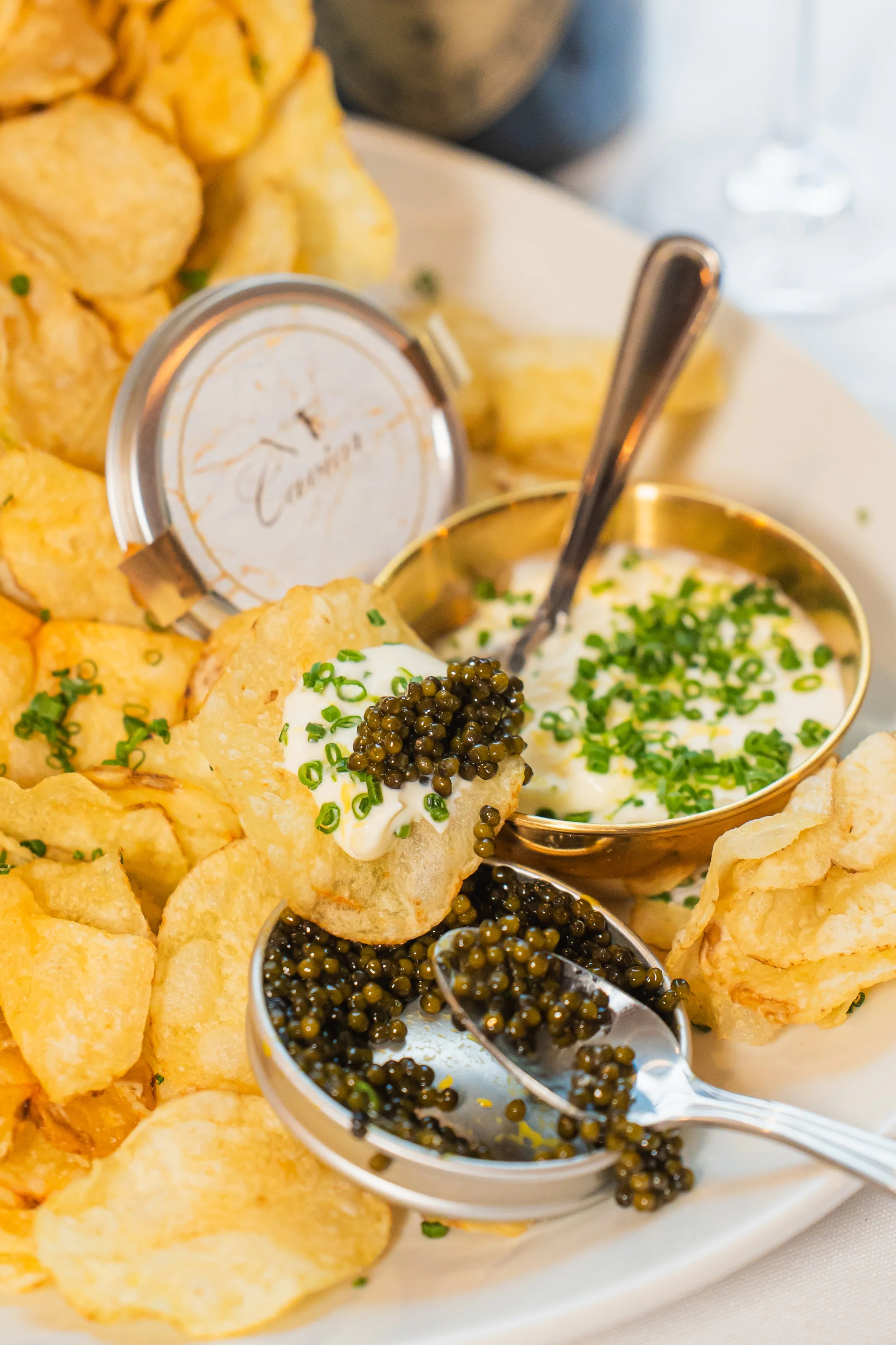 34_Chips, Crème fraîche, and Caviar- dish name not provided.jpg