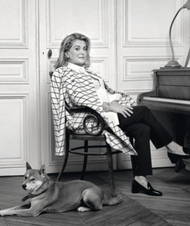 Jack et Catherine Deneuve - Source Madame Figaro, 2016