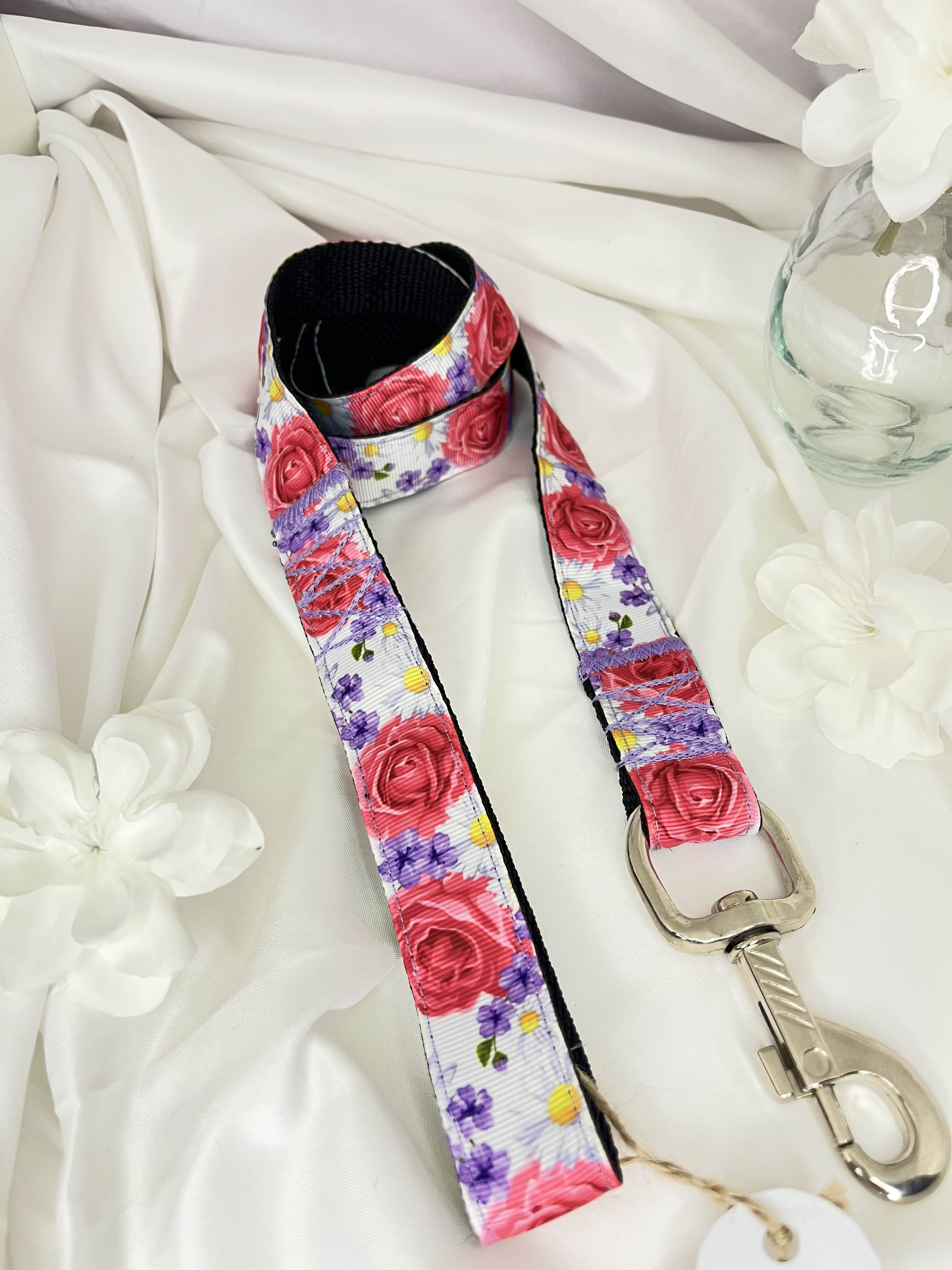 Laisse chien Roses