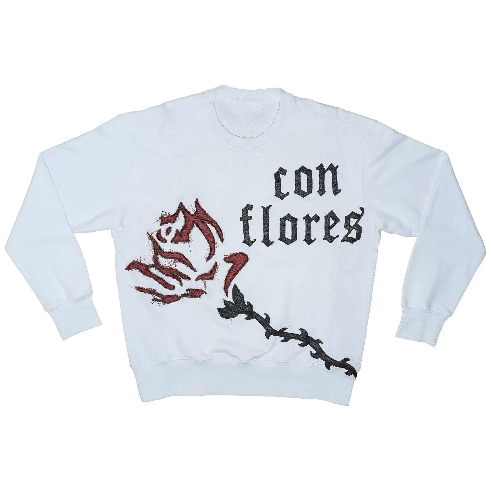 Con Flores Crewneck