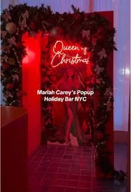 Mariah Carey’s Pop-Up Christmas Bar #MusicMonday