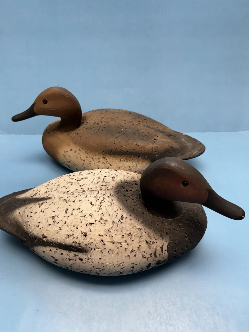 LL Bean Cork Canvasback Pair — Great South Bay Decoys