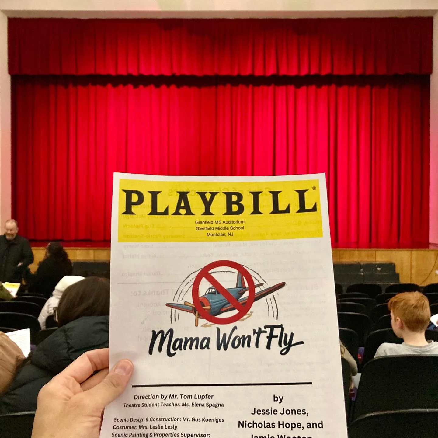 Great job tonight by the entire Theatre Arts team  @glenfieldmiddleschool