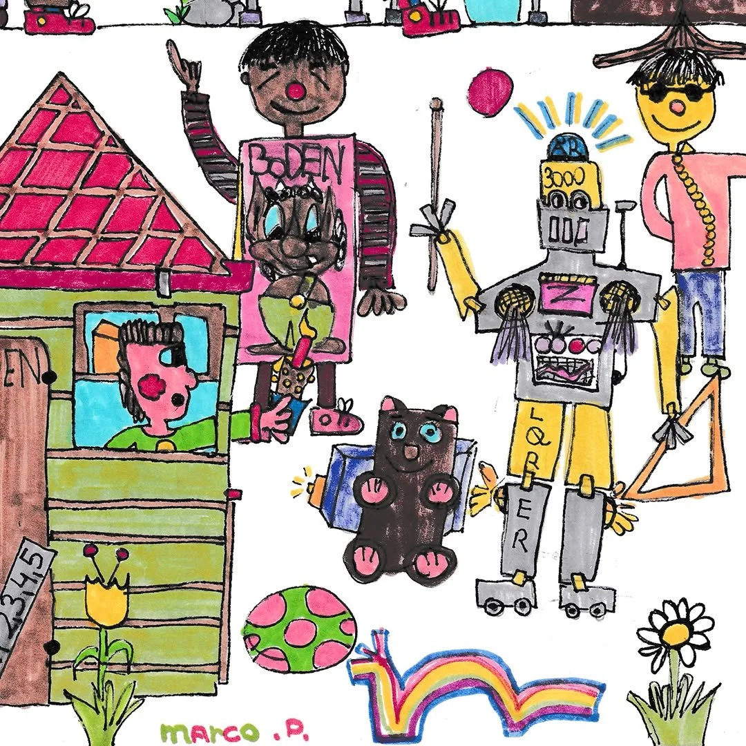 34 years ago, the 11-year-old version of me drew the 40th anniversary poster for my school, Risingskolen in Odense, Denmark. With cultural generalizations and all. (seen with today&rsquo;s eyes).

I went to 5th grade, and I drew what I expected the f