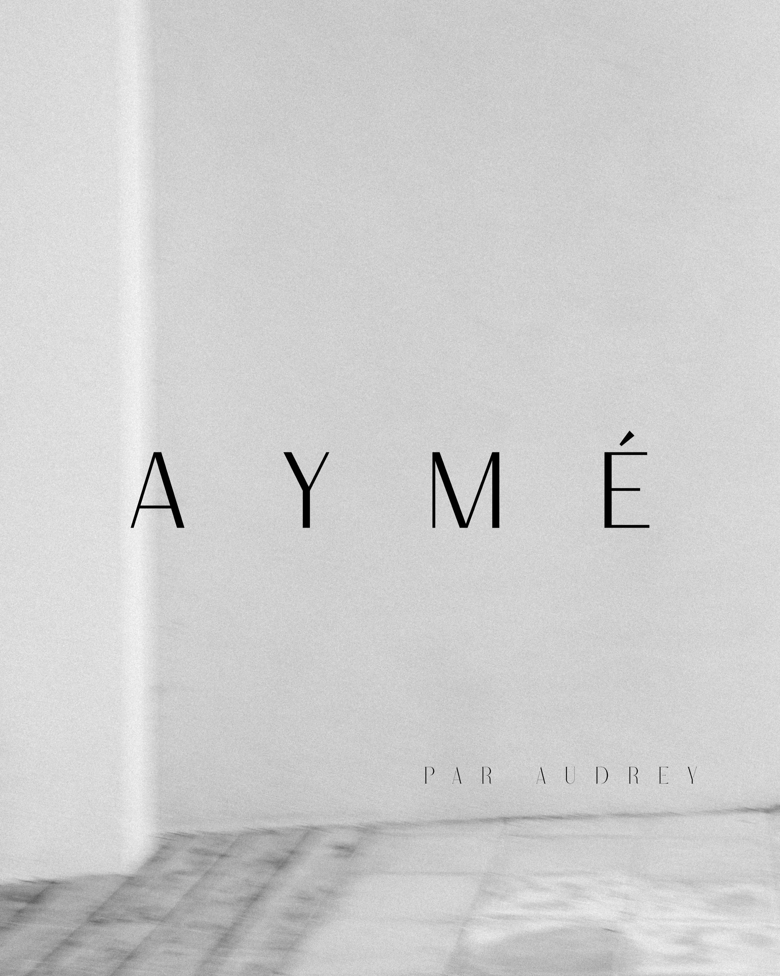 AYM&Eacute; 

Parce qu&rsquo;au fond, tout part de l&agrave;.

Aimer, &ecirc;tre aim&eacute;, cr&eacute;er des liens, partager, ressentir.
Ces histoires, ces rencontres, ces instants que l&rsquo;on garde pr&eacute;cieusement.

Apr&egrave;s plusieurs 