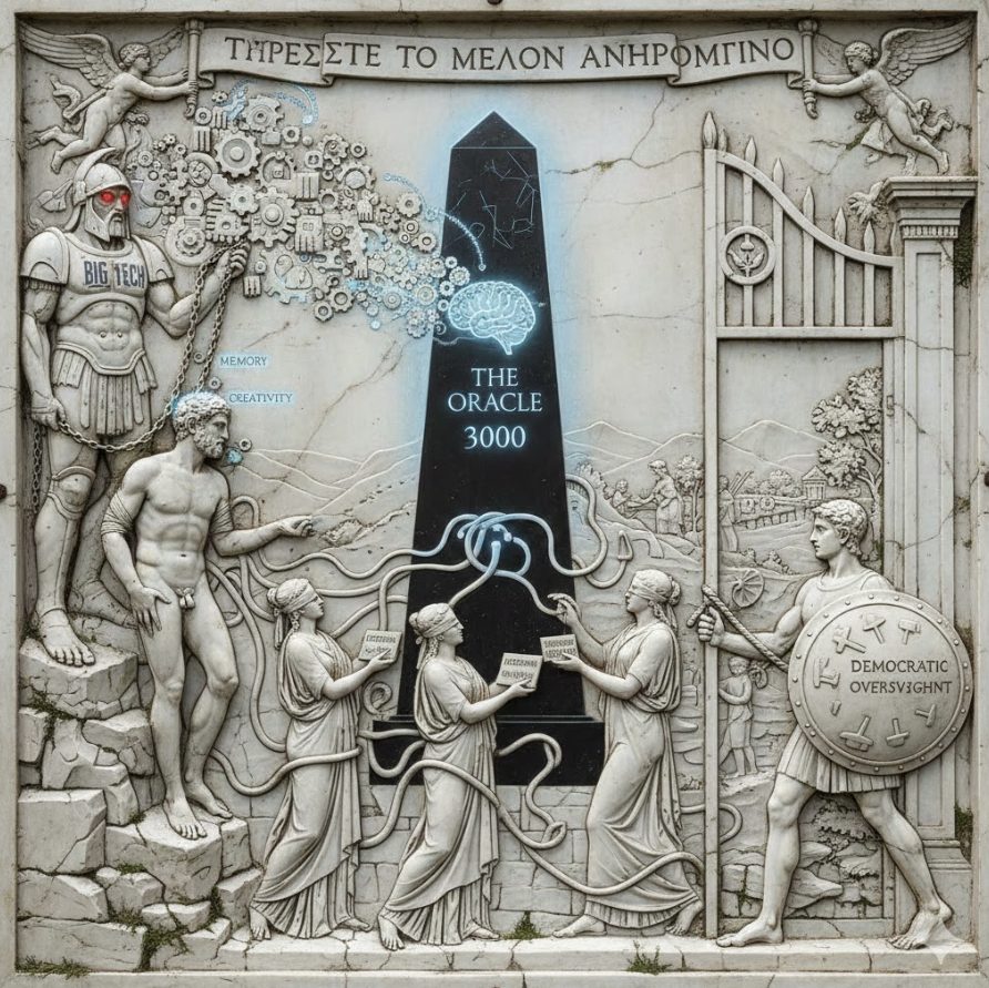 Something feels off - What can we learn from the Greeks when taming AI 