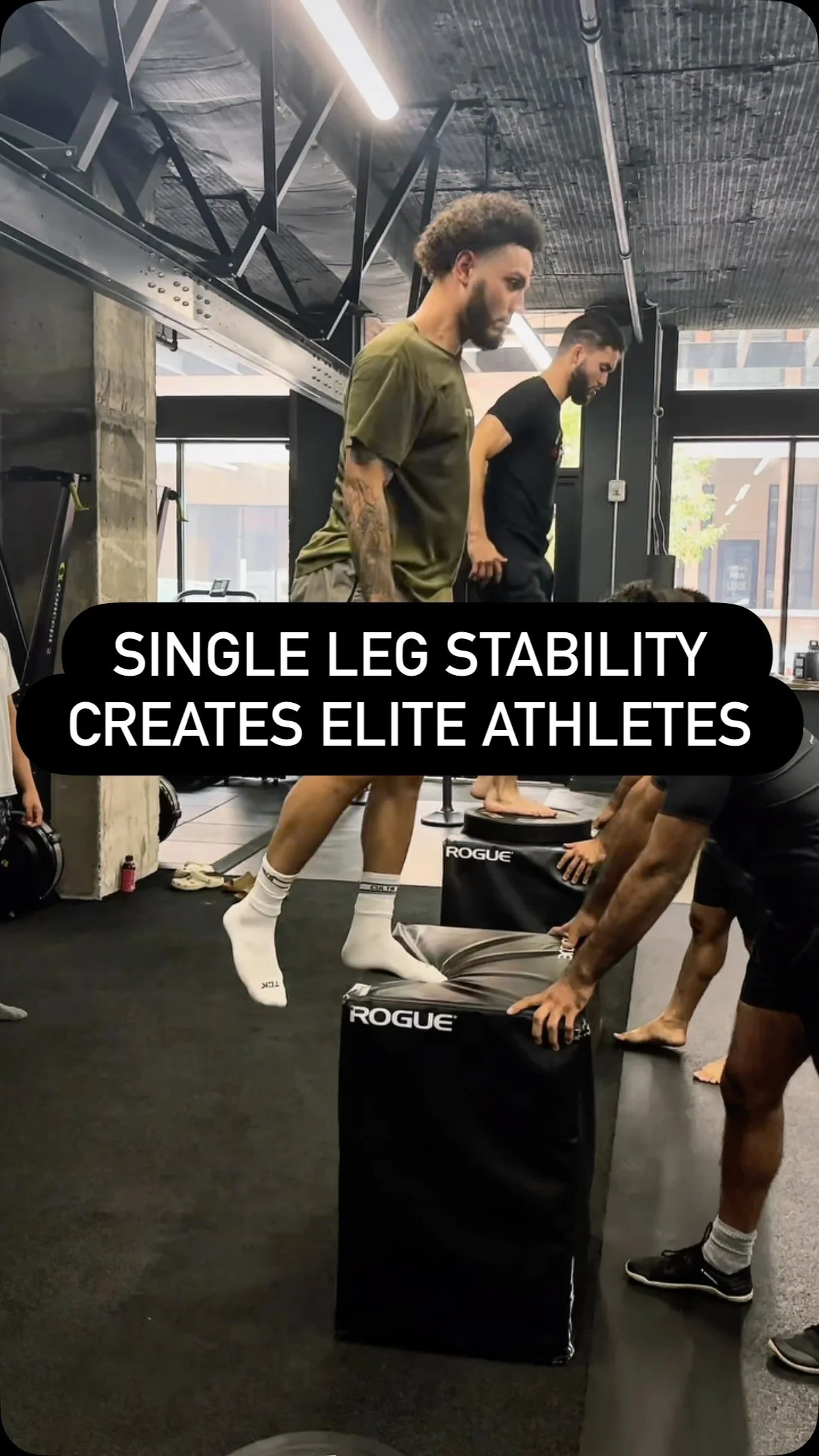 Most athletic movement is single leg based
You can’t generate power and force from a base you can’t control
#athlete #strengthcoach #stability #athletedevelopment #athletic #athleticperformance #sportsperformance #sports