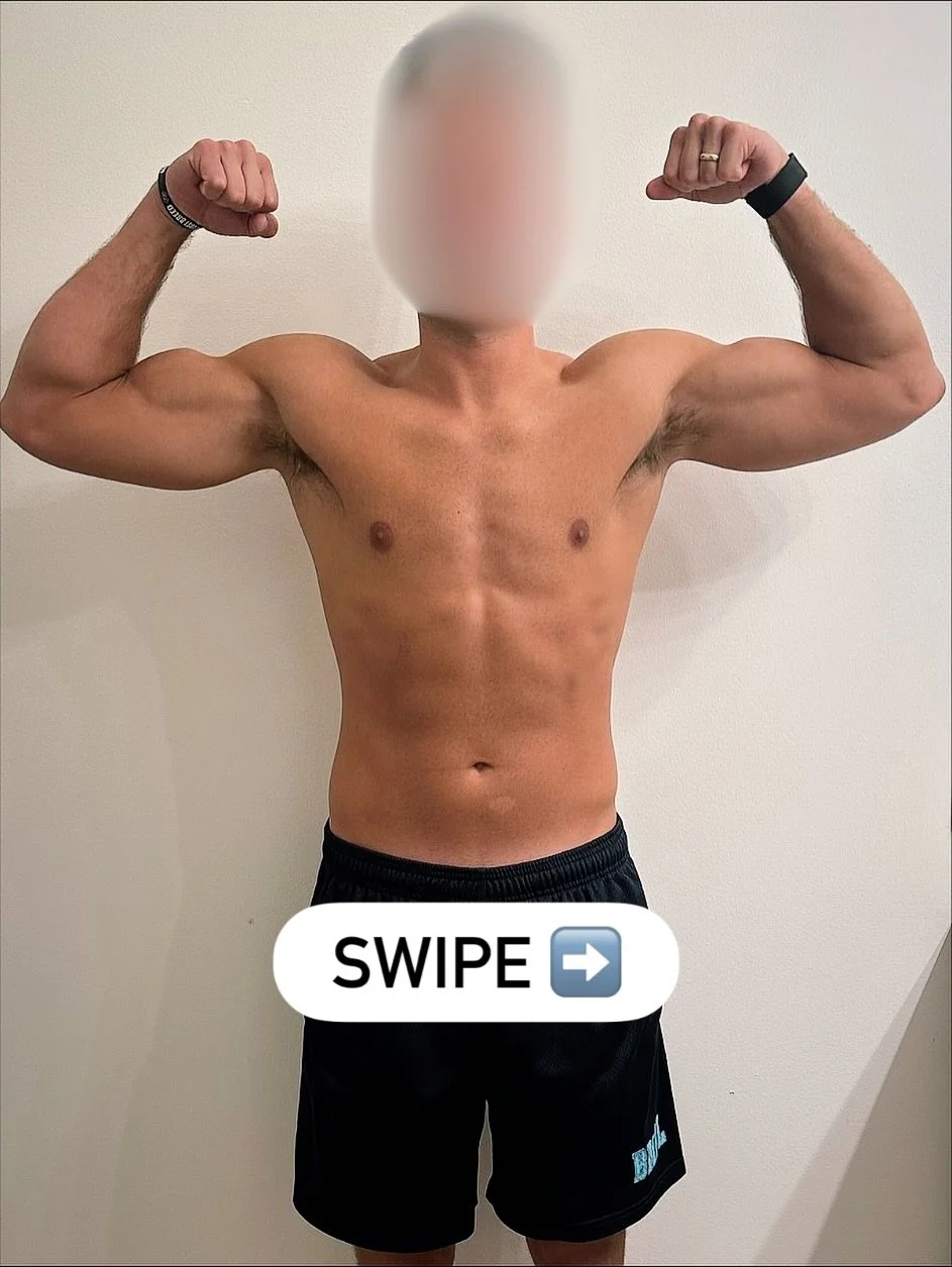 ✅ CLIENT WIN: Up 13.8 lbs in 7 weeks — while training around a nonstop travel schedule ✈️
Brendan didn’t just gain weight. He put on muscle and gained strength, all by stacking consistency. He proved that busy doesn’t mean impossib