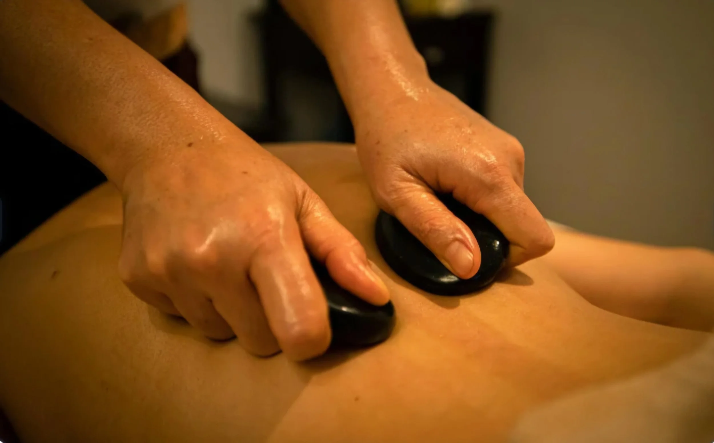Hot stone massage, cold stone massage, hot and cold therapy, increased relaxation. Can add stones, cupping, aromatherapy, redlight to massage for ultimate relaxation, serenity, and massage spa experience. 