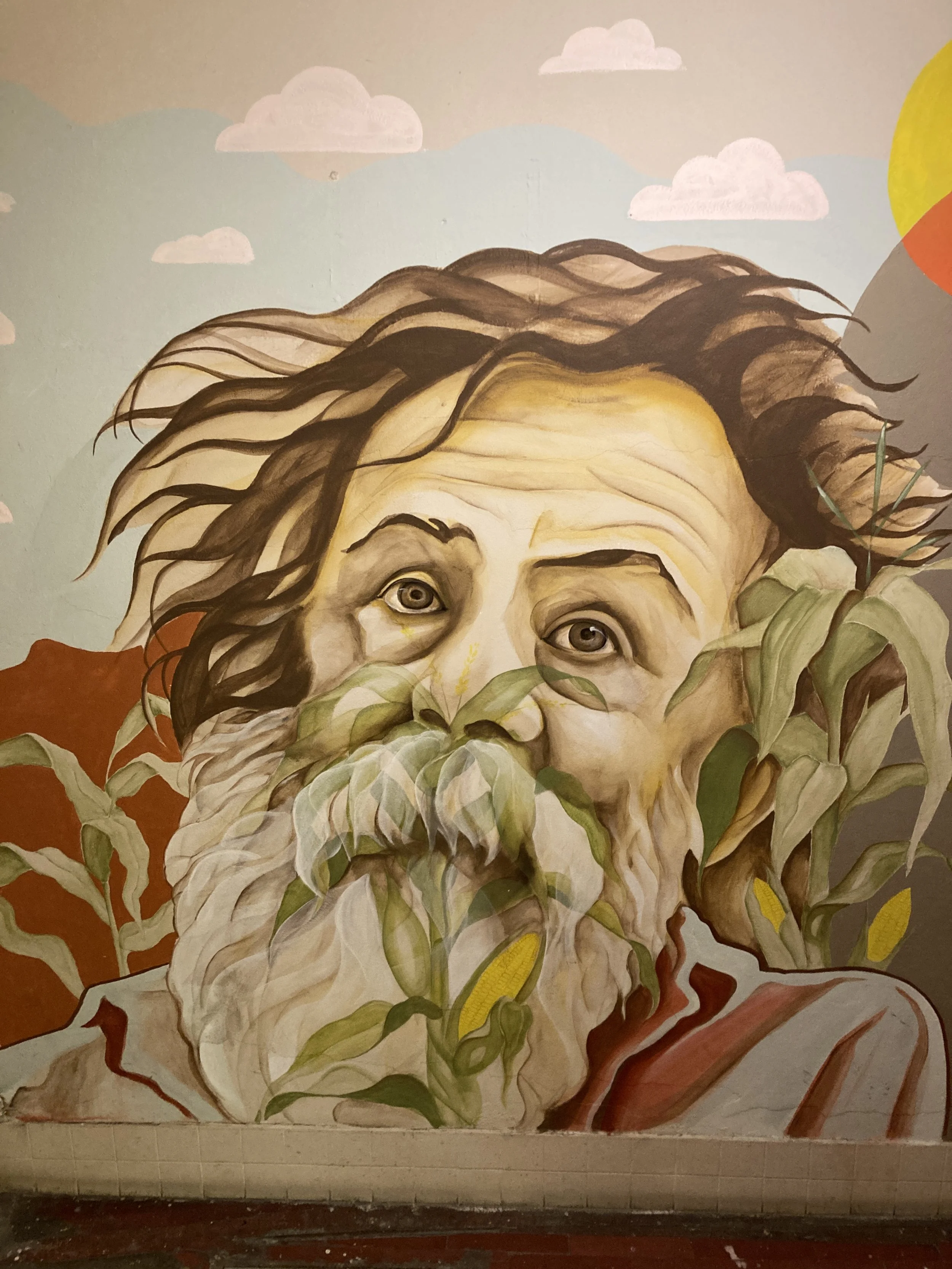 Mural of Mexican artist Rufino Tamayo